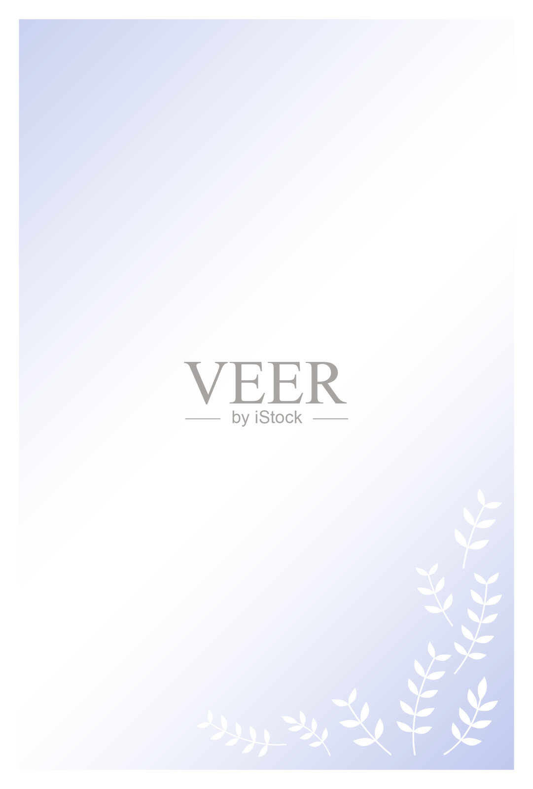 明信片在哀悼。简单的草的背景。插画图片素材