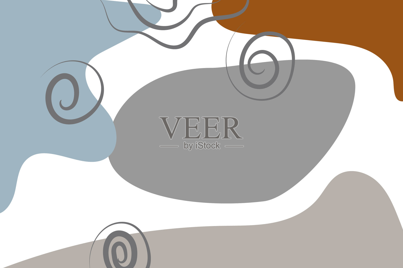 审美的背景插画图片素材