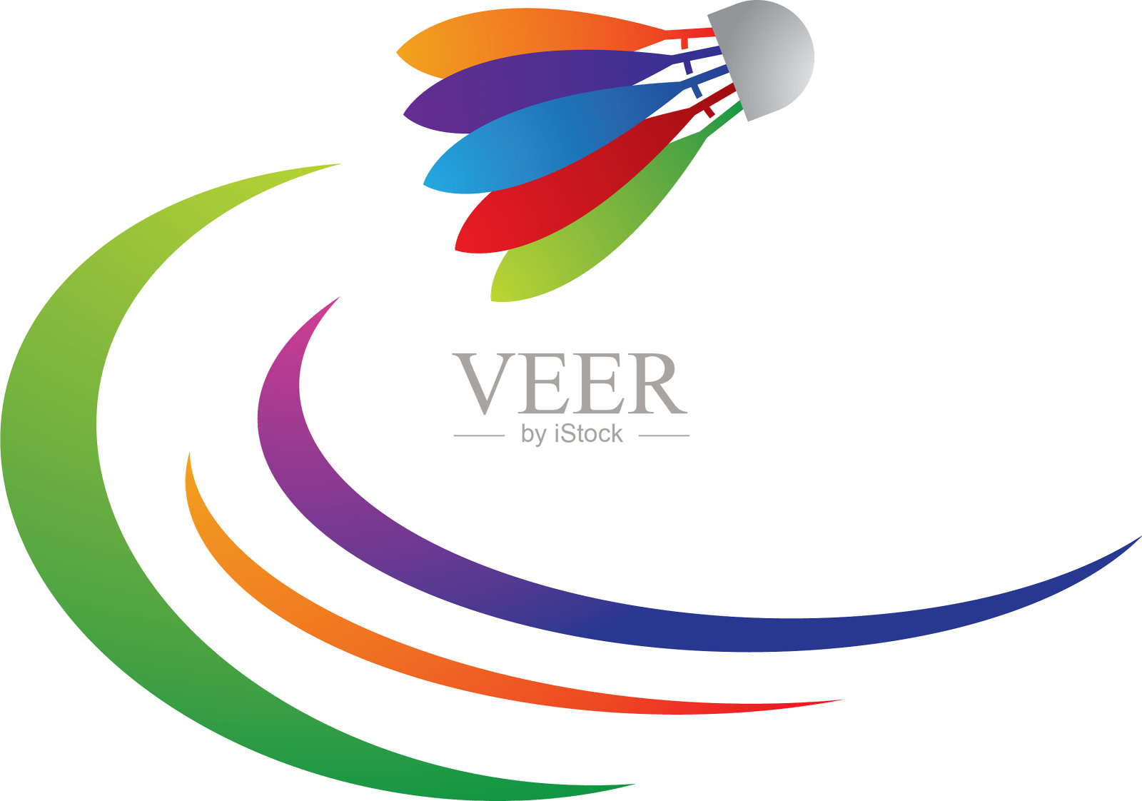 羽毛球的标志图片设计元素图片