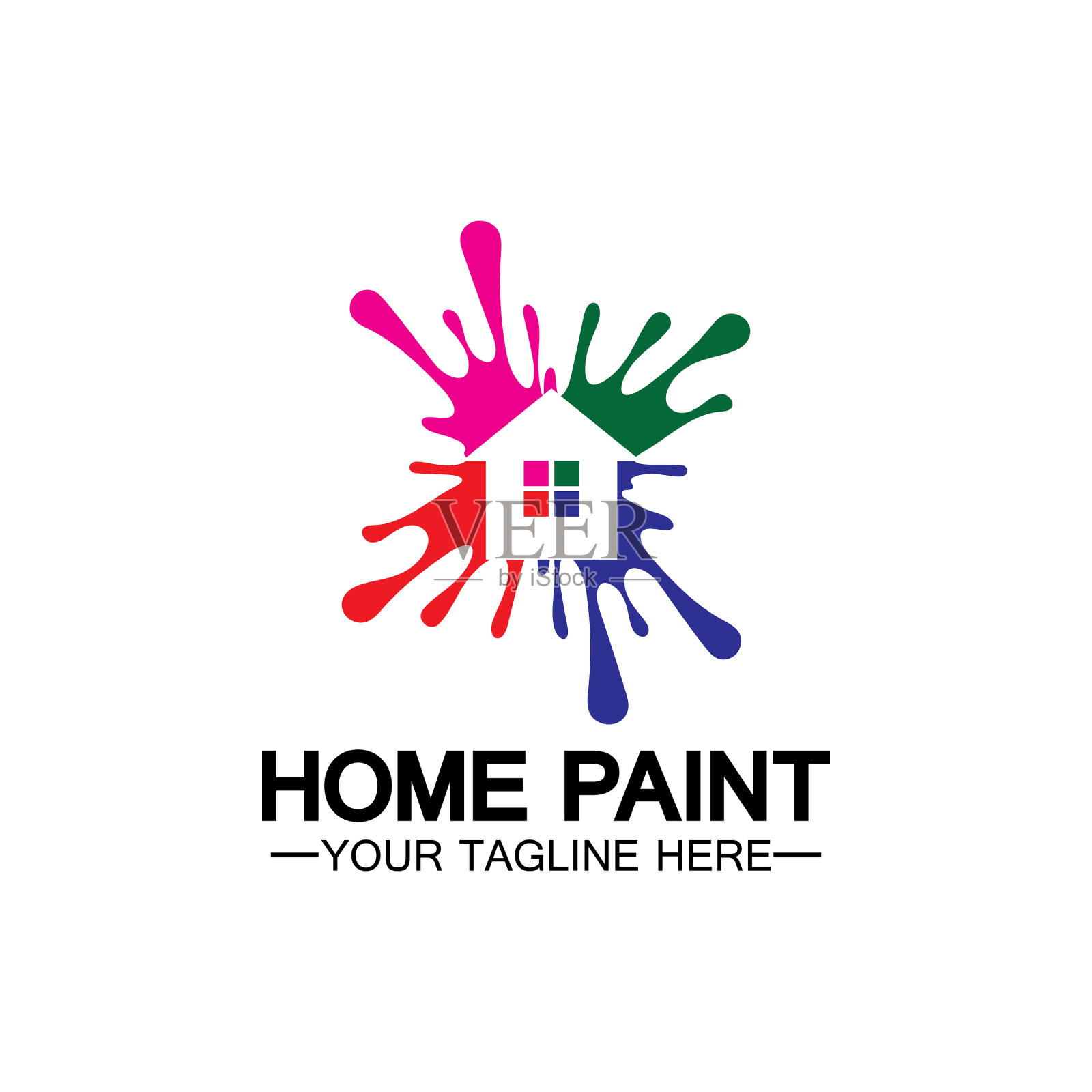 家居画标志设计家居画插画图片素材