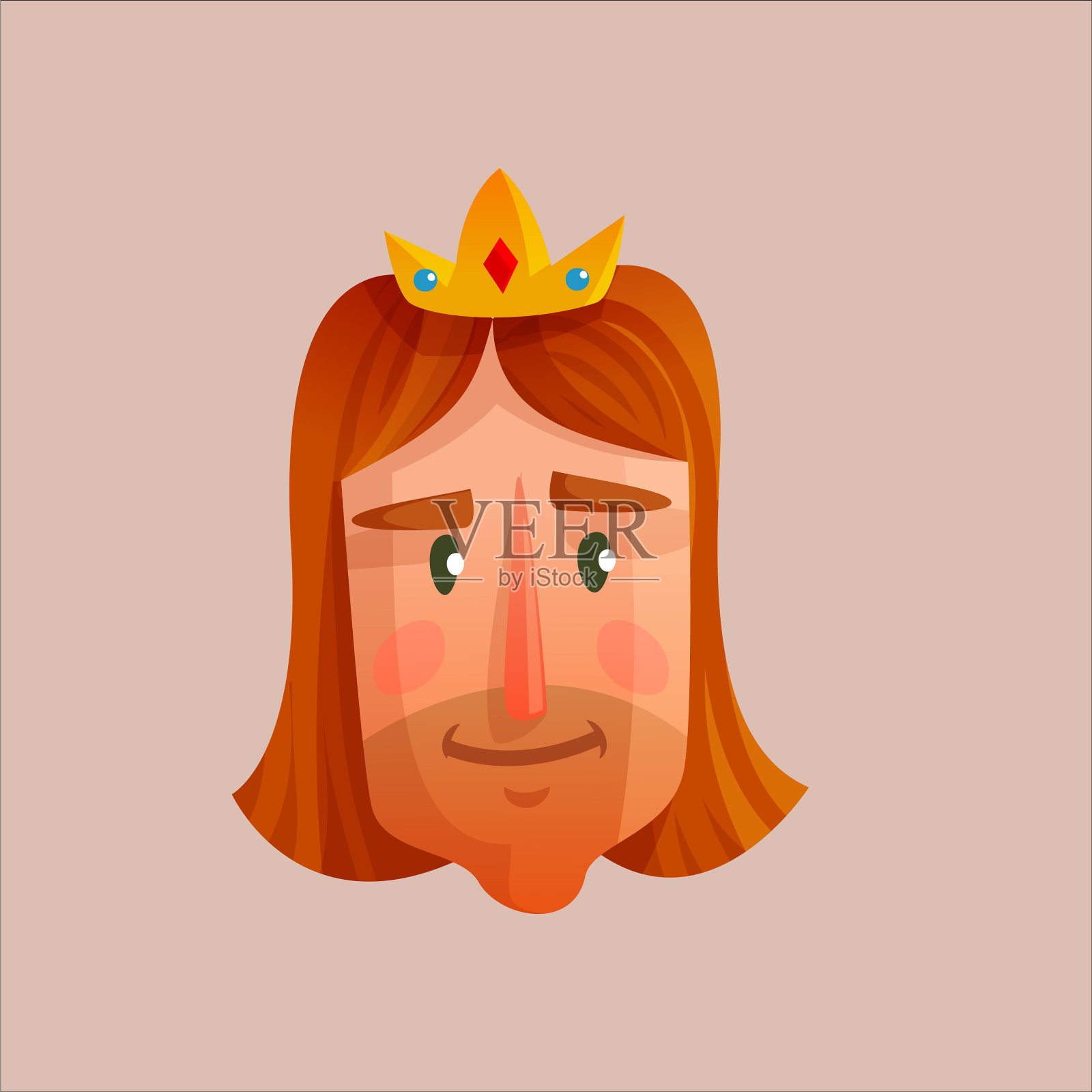 皇家人物卡通插画图片素材