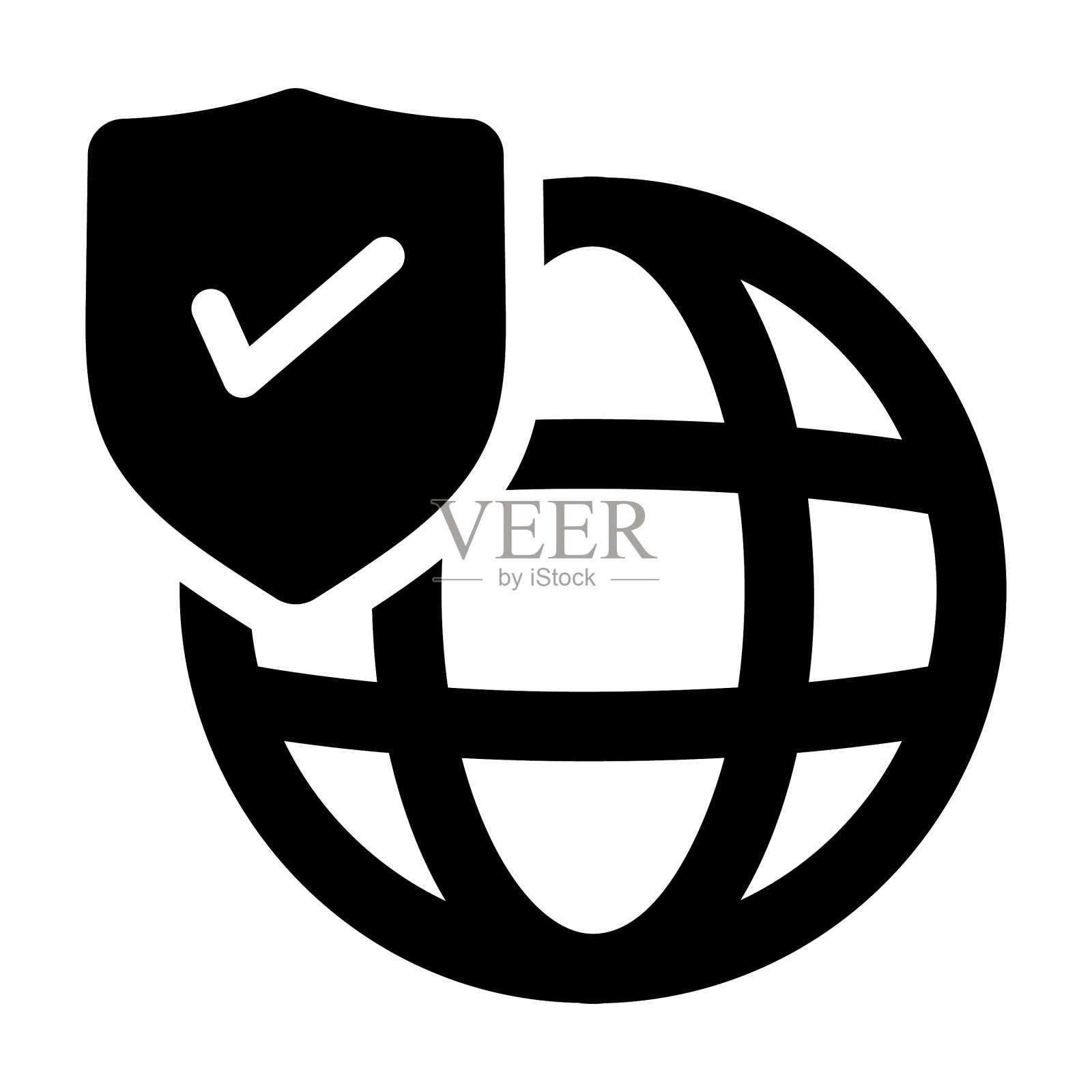 网络保护插画图片素材