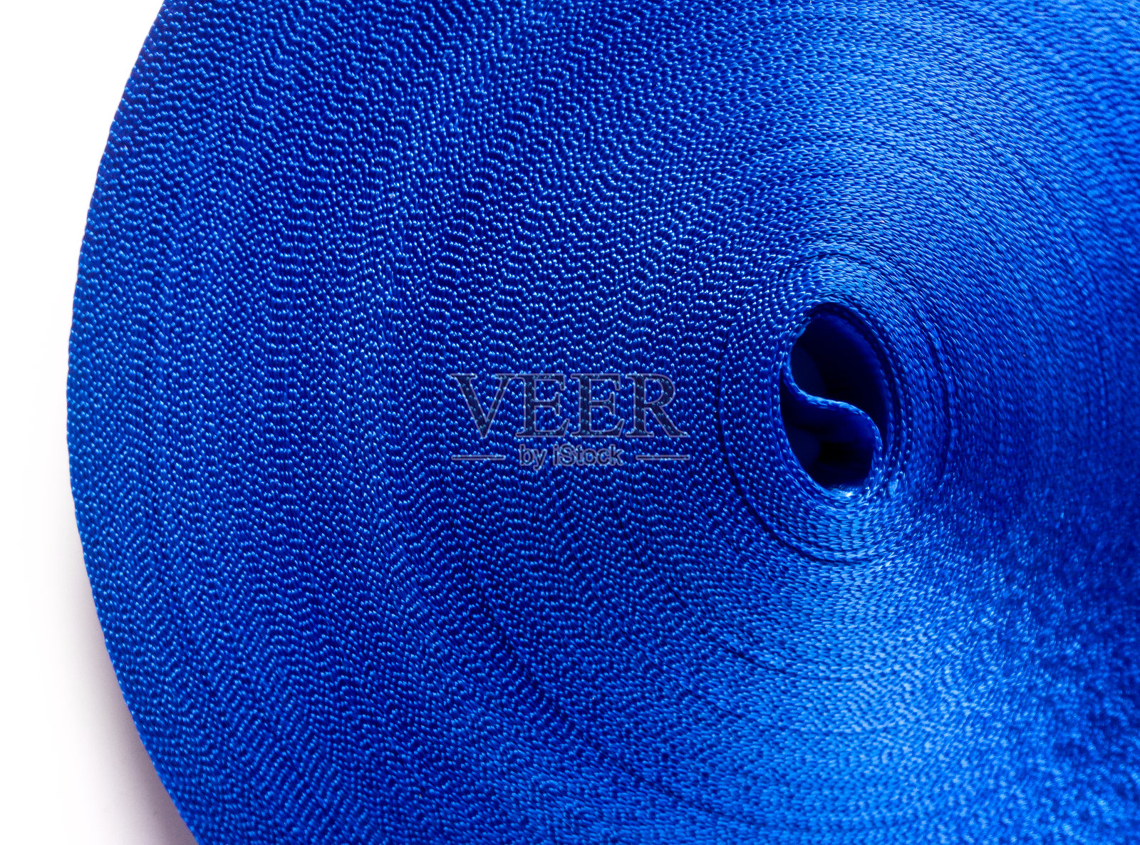 蓝丝带卷照片摄影图片