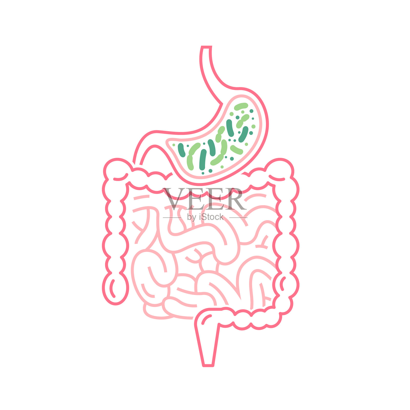 乳酸菌益生菌图标正常克设计元素图片