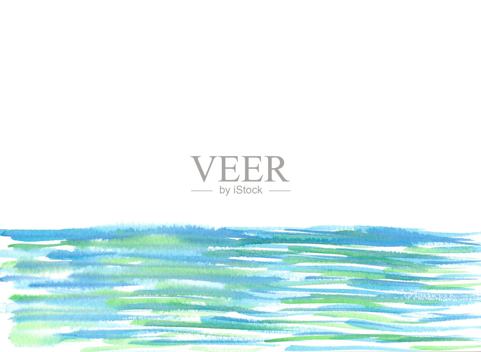 水彩背景Web图形海插画图片素材