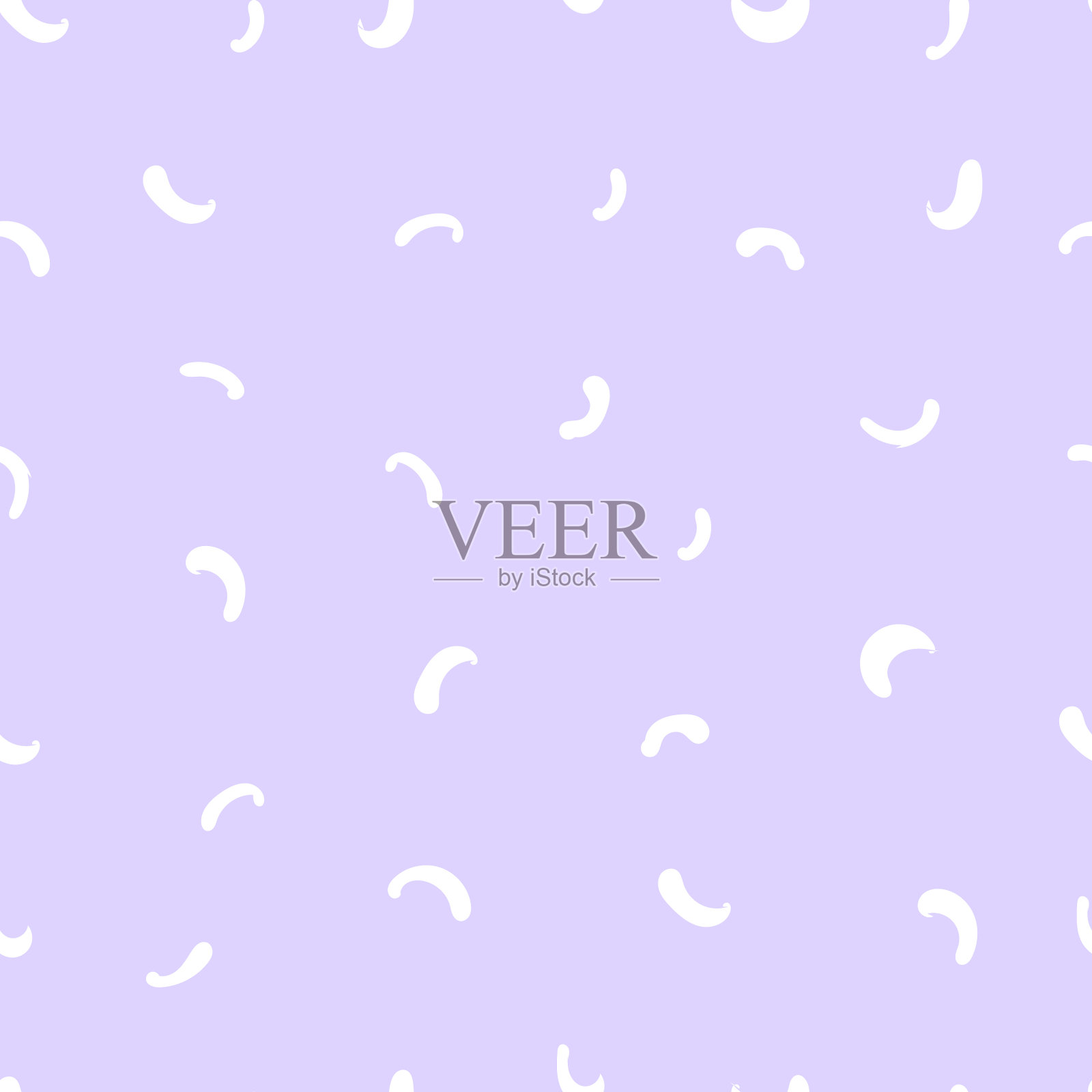 抽象无缝图案绿色拱门米色插画图片素材