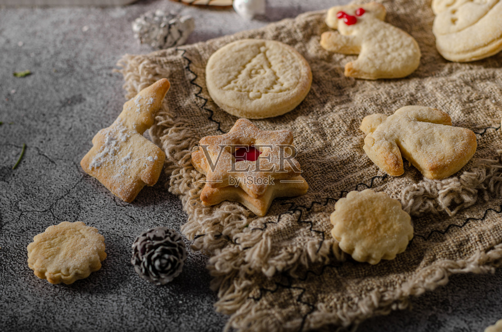 自制圣诞糖果好照片摄影图片