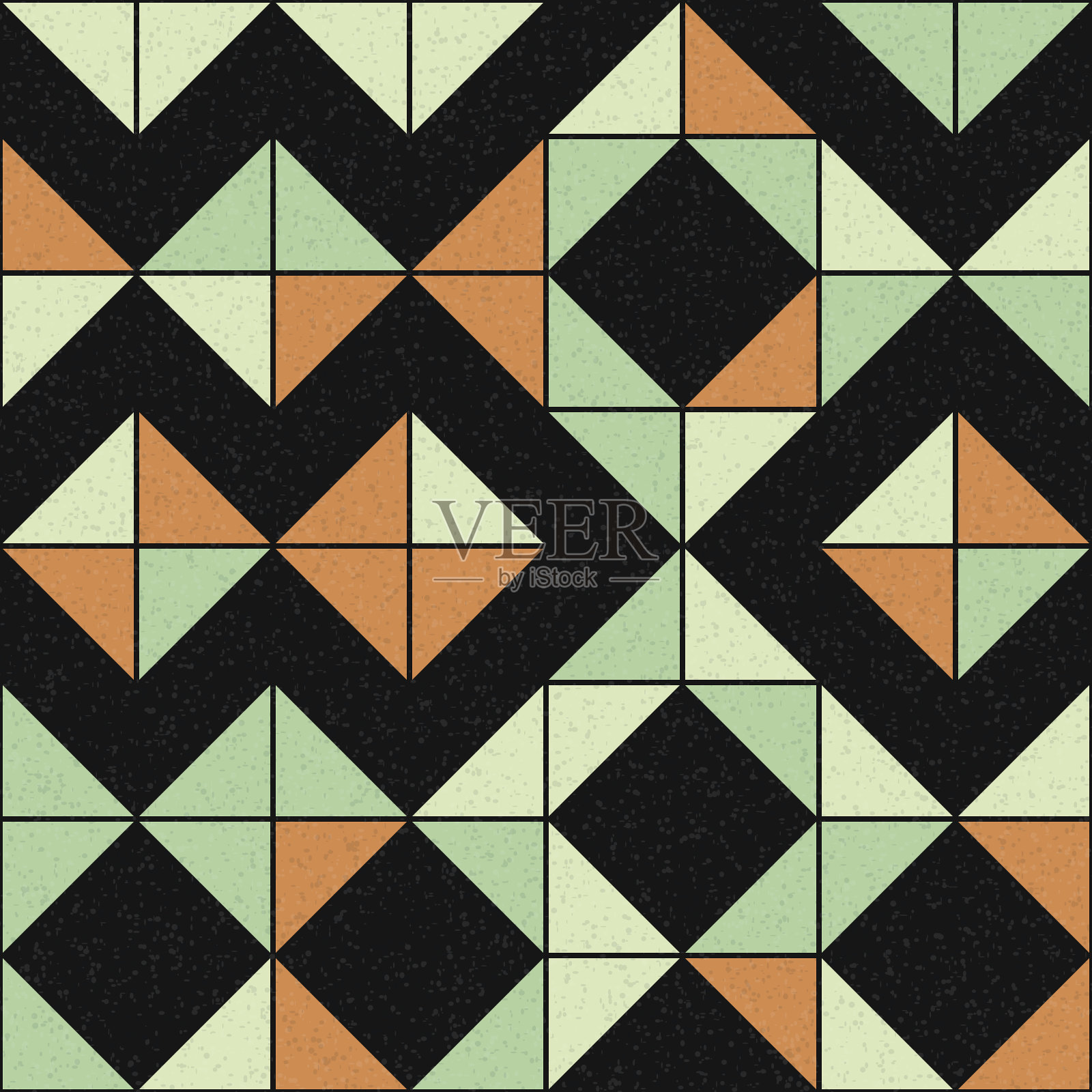 抽象几何图案生成计算艺术插图插画图片素材