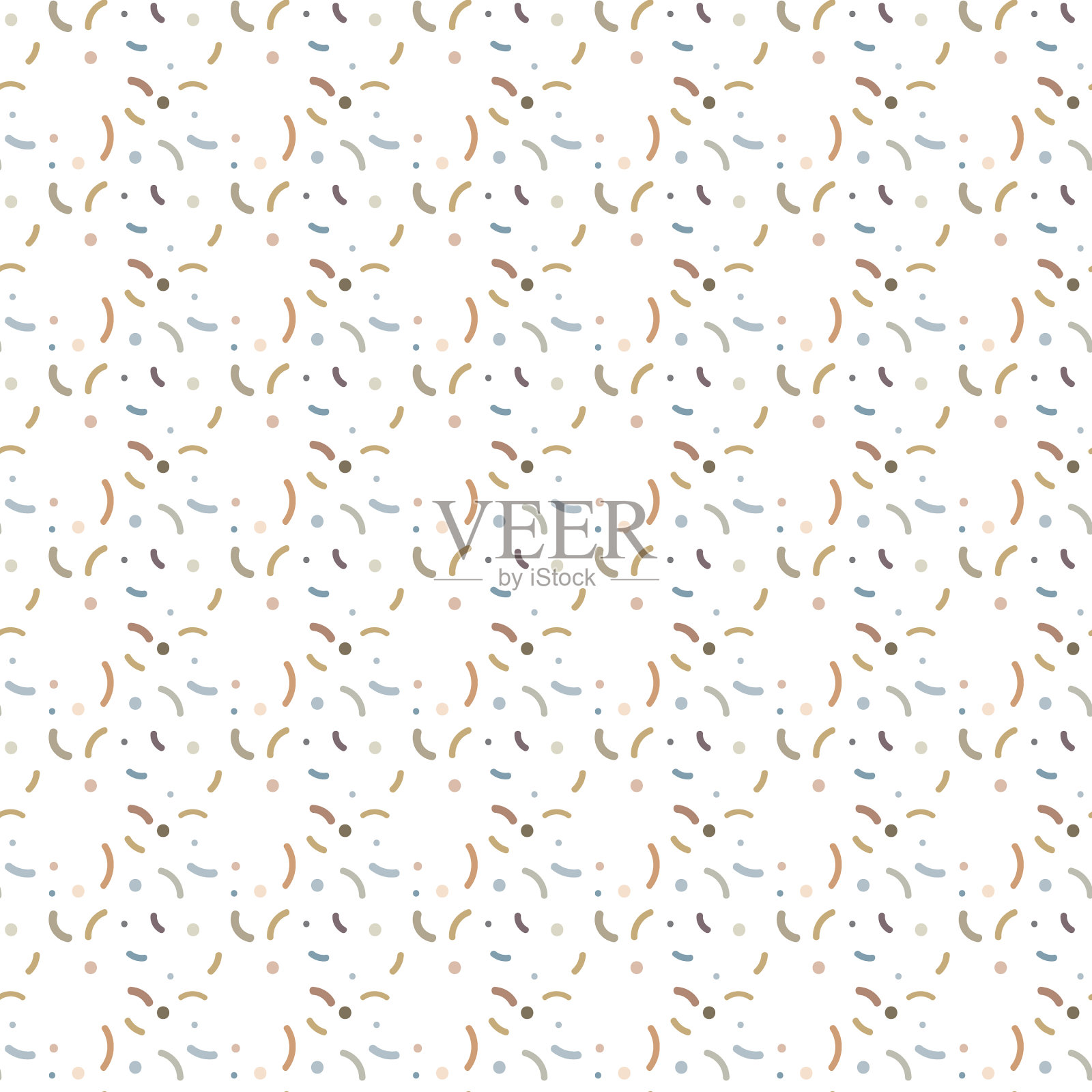 无缝瓷砖花纹背景插画图片素材