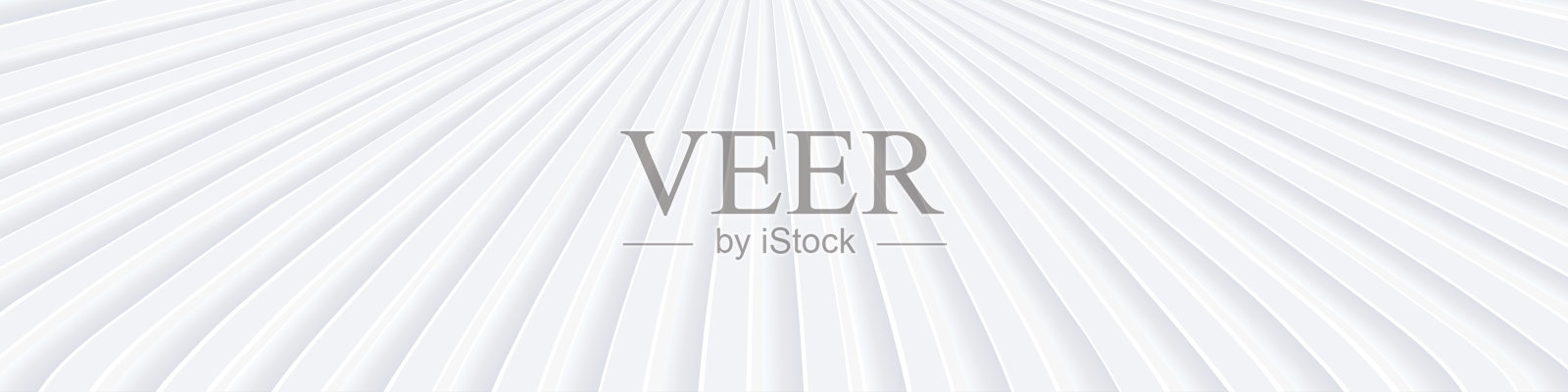 抽象的白色背景与三维波模式插画图片素材