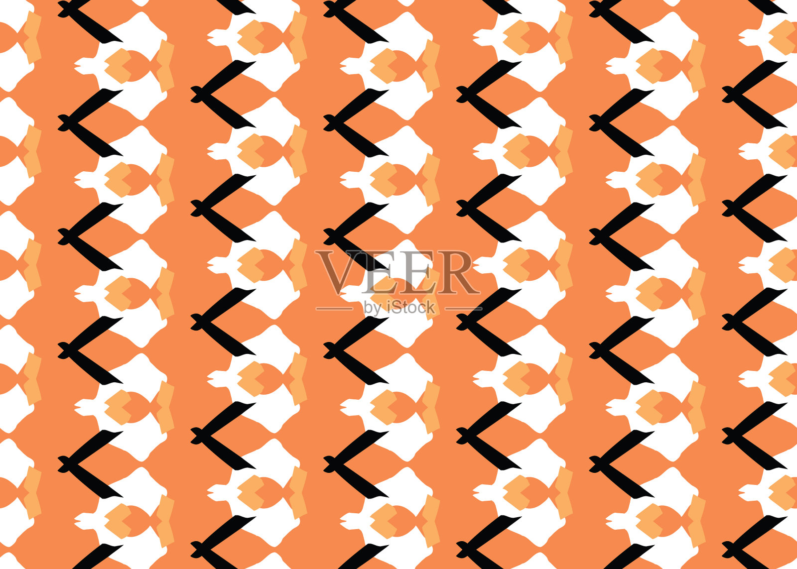 纹理背景无缝图案手绘插画图片素材