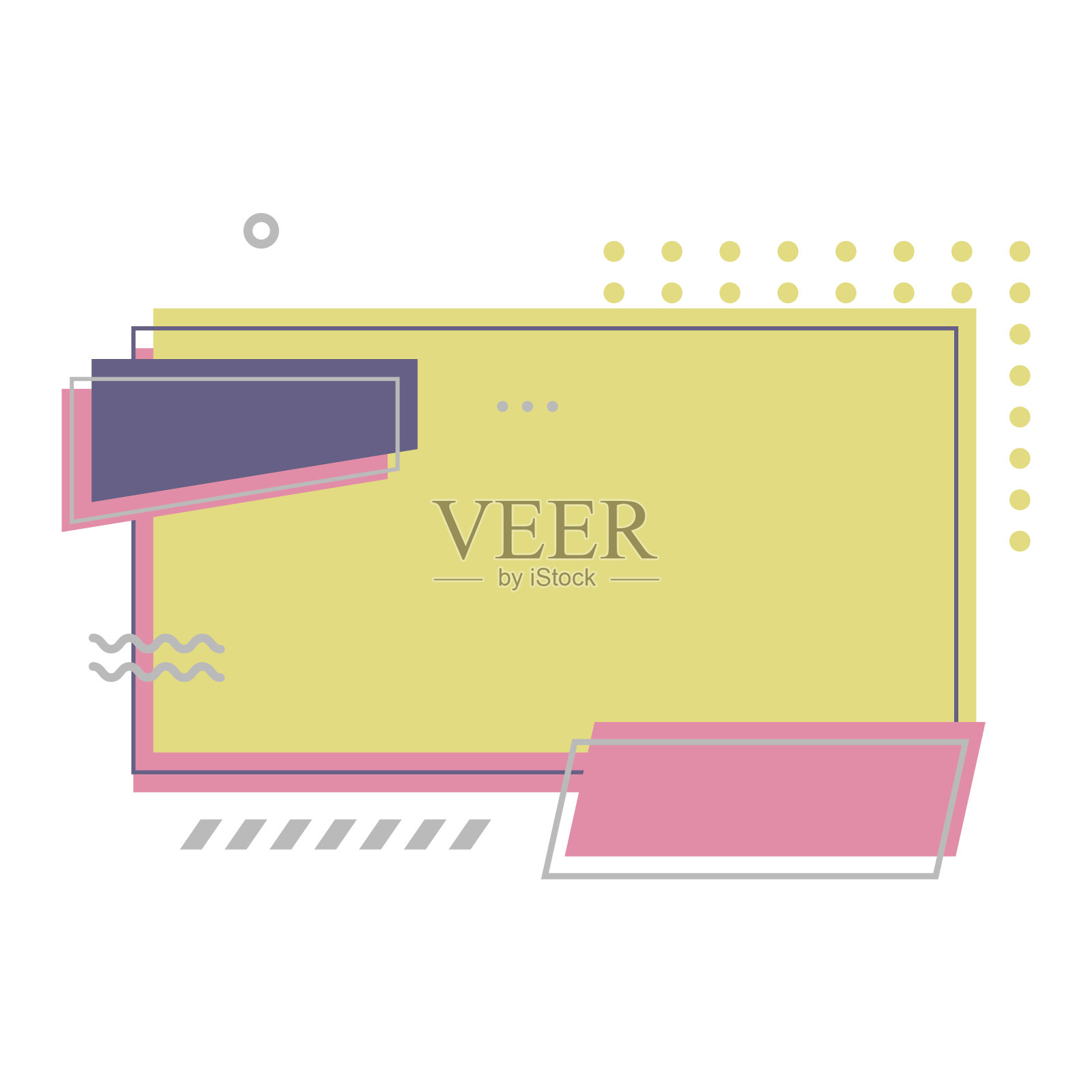 现代可编辑的数字营销，社交媒体帖子，推广横幅模板风格准备使用向量设计横幅模板库存插图插画图片素材