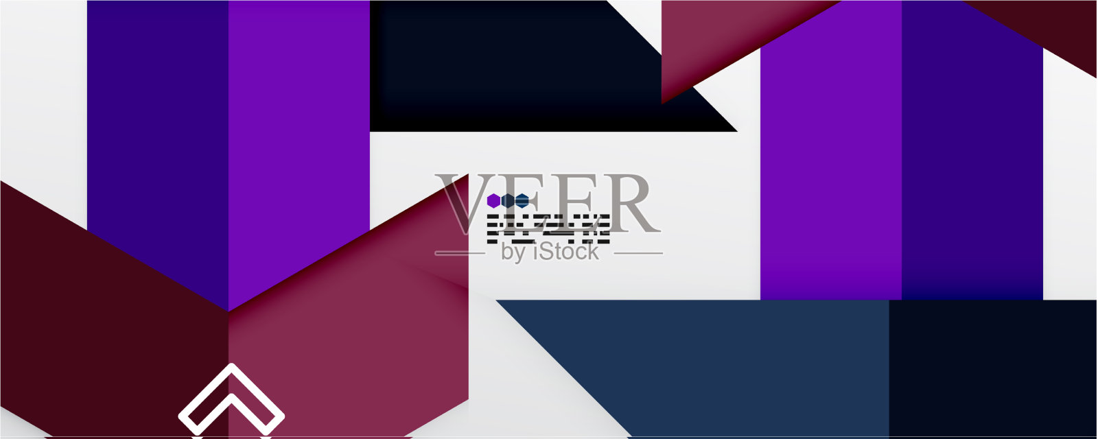 闪闪发光的三角形和几何形状插画图片素材