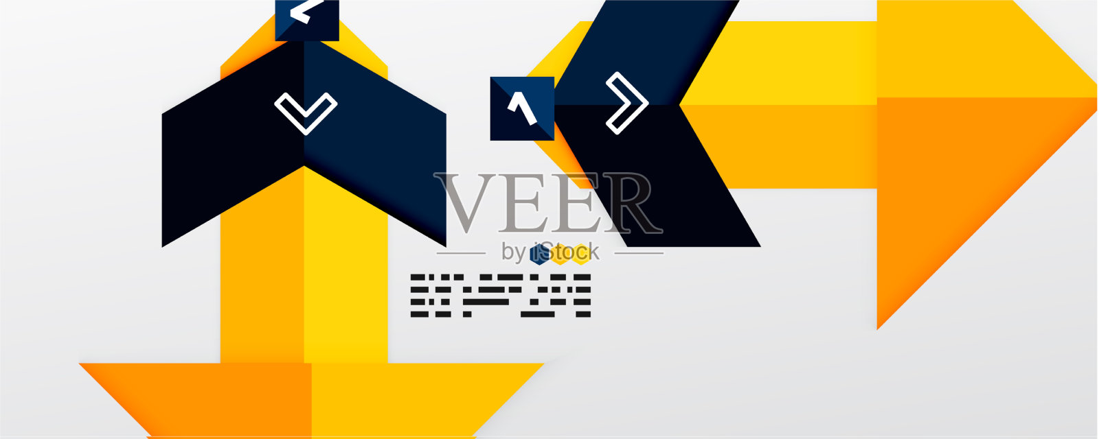 闪闪发光的三角形和几何形状插画图片素材