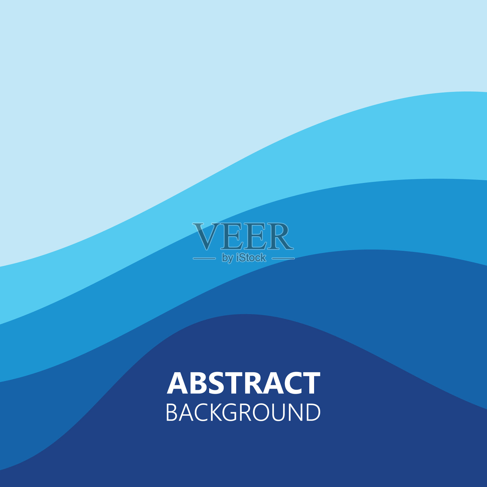 背景抽象色波插画图片素材