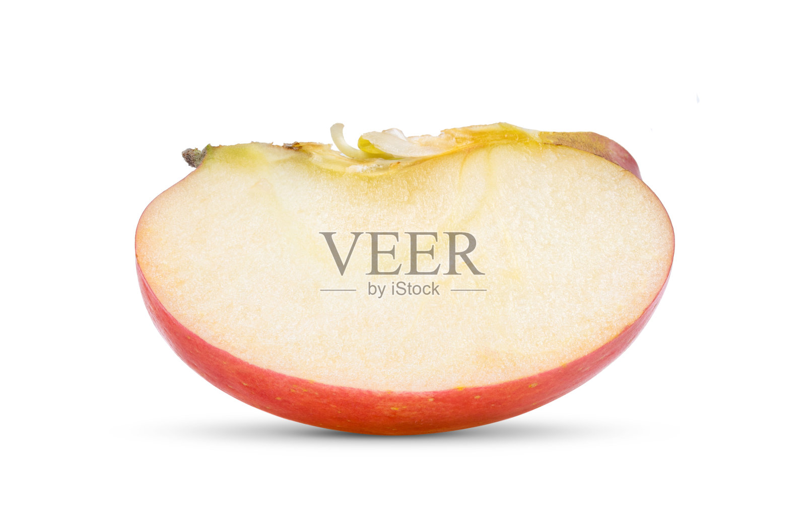 切片苹果孤立在白色照片摄影图片