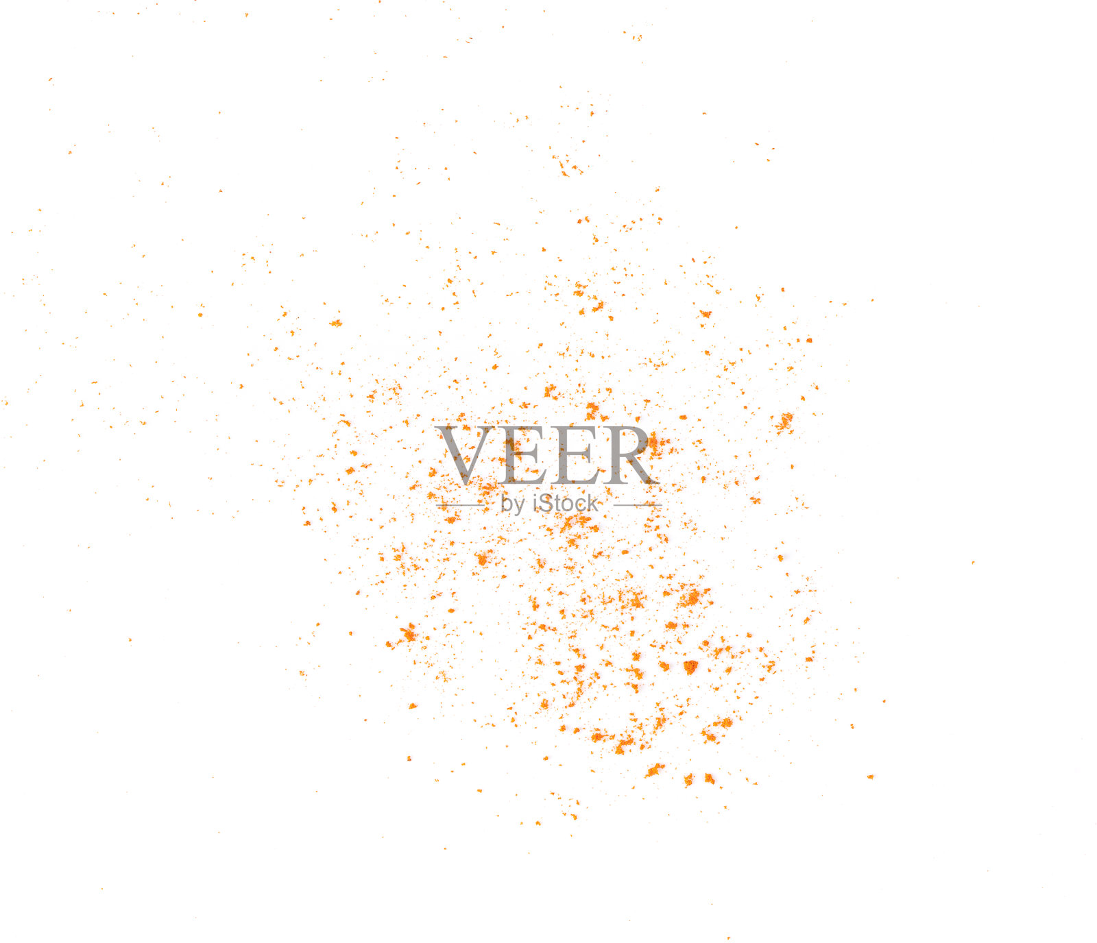 辣椒粉在白色背景上分离照片摄影图片