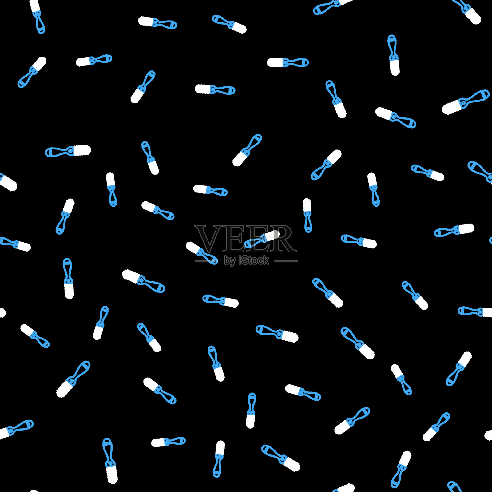 线刷图标隔离无缝图案上插画图片素材