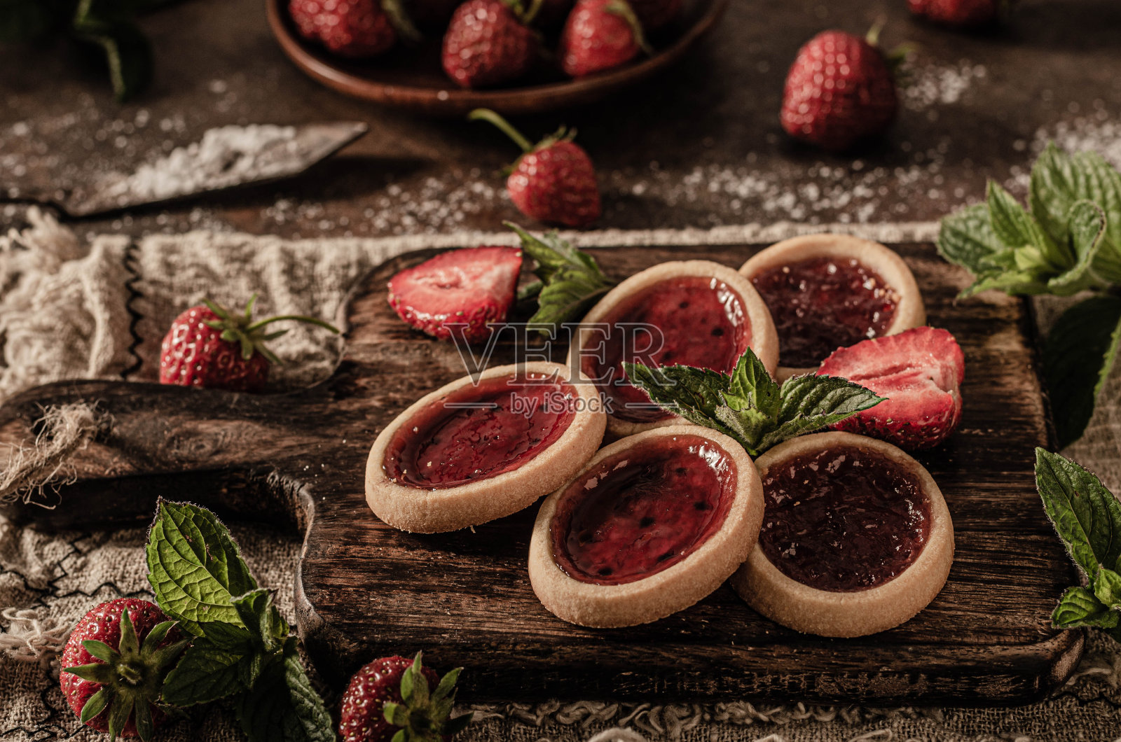 美丽美味的馅饼照片摄影图片