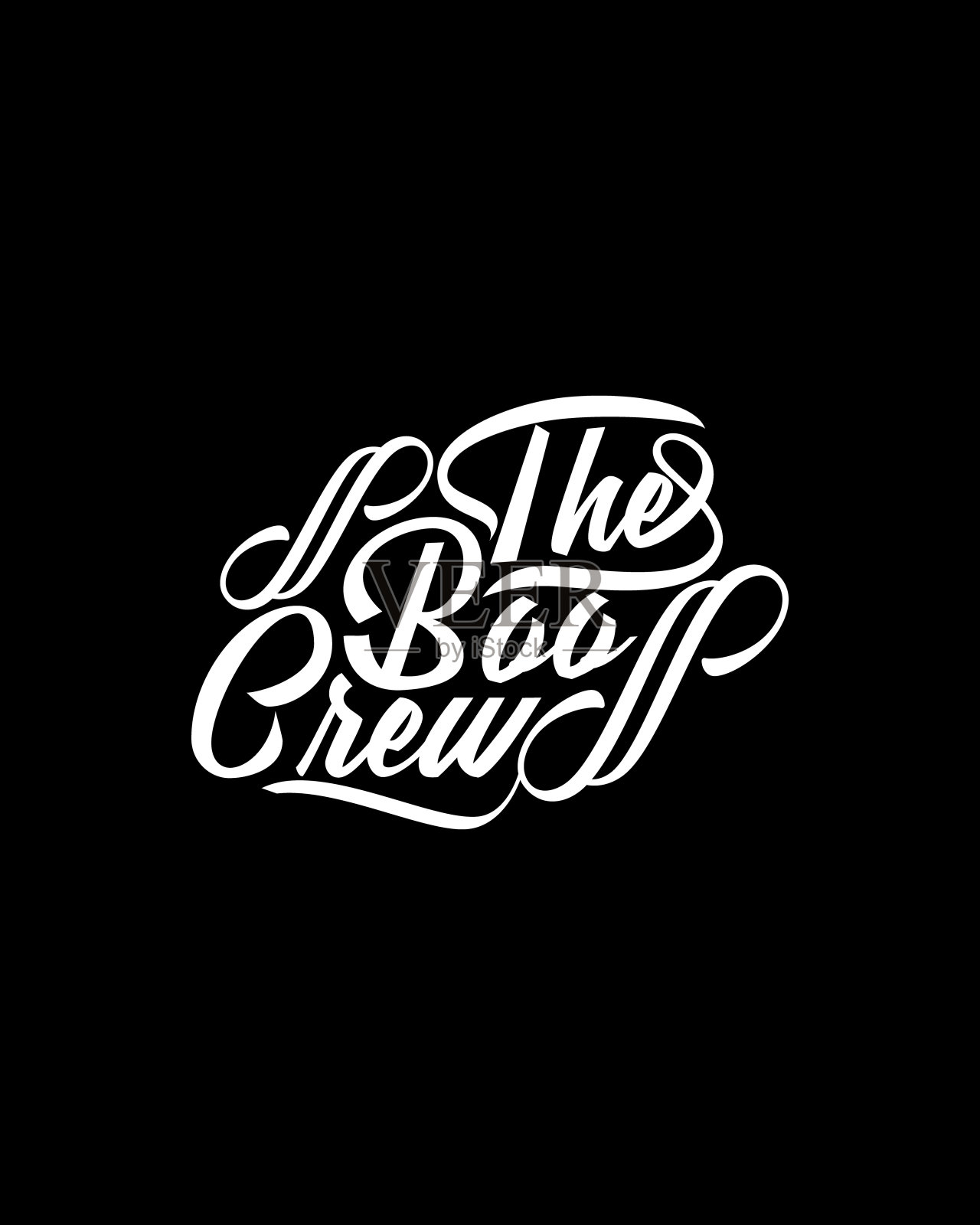 boo船员。手绘排版海报设计。溢价向量。插画图片素材