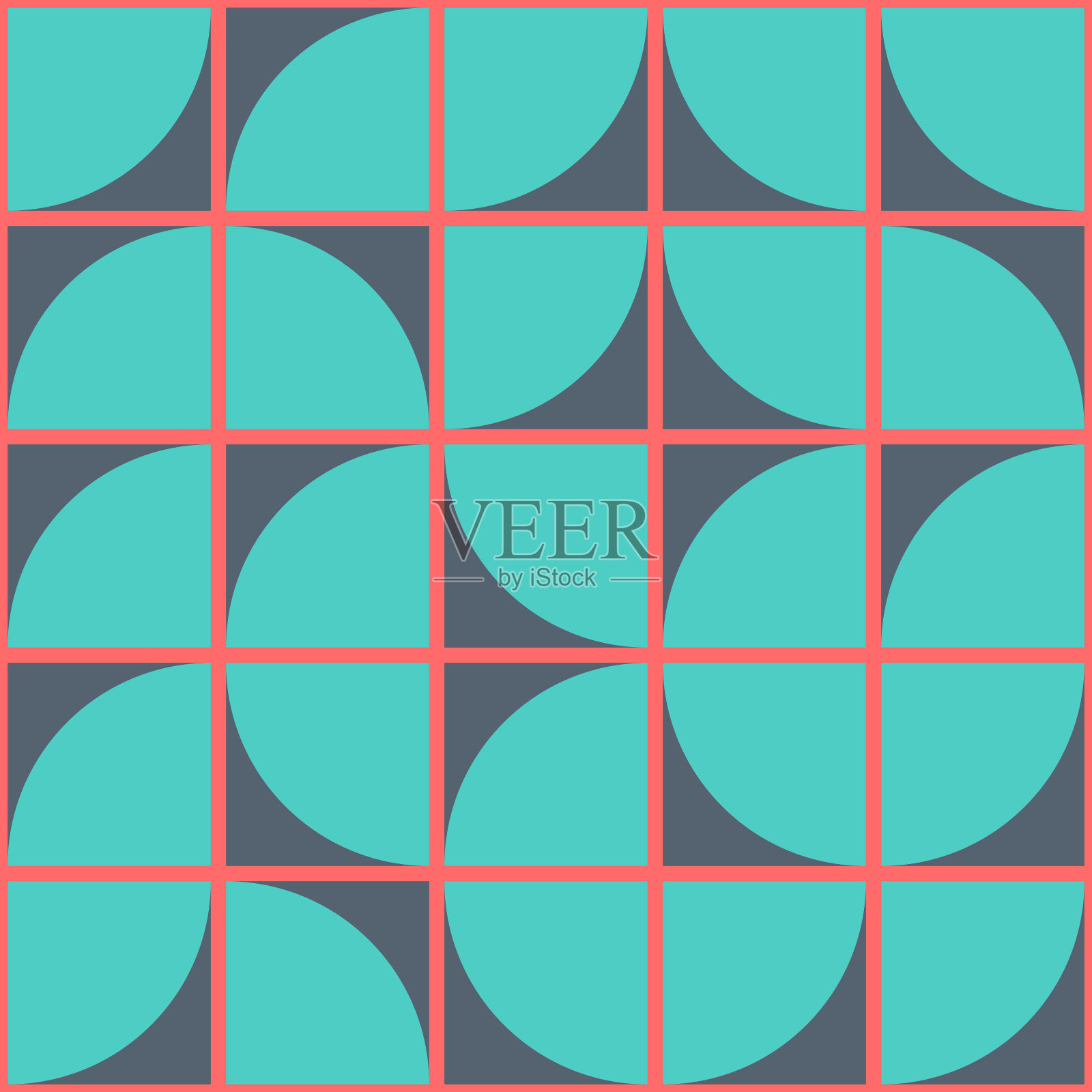 抽象几何图案生成计算艺术插图插画图片素材