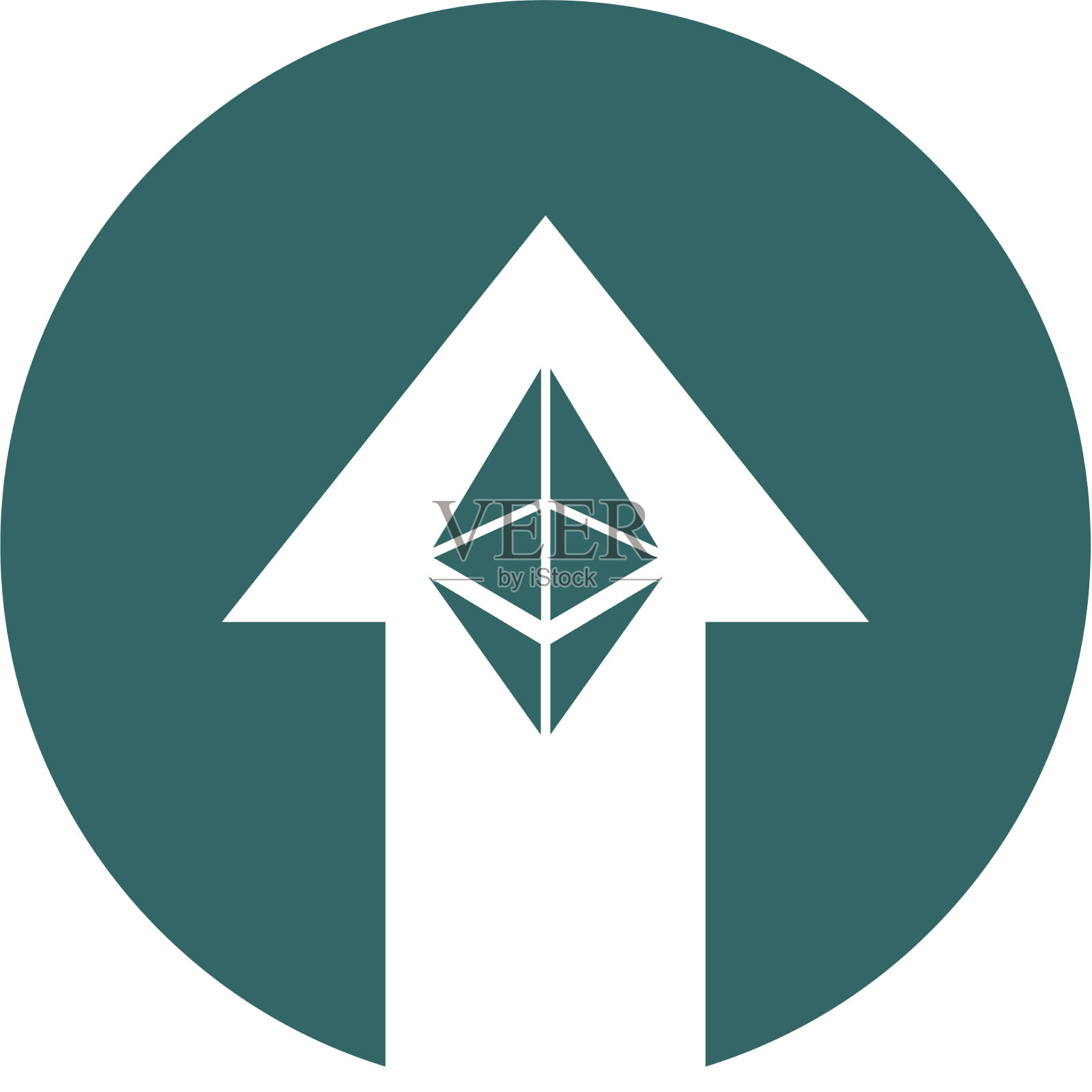 成本符号增加图标符号形象孤立插画图片素材