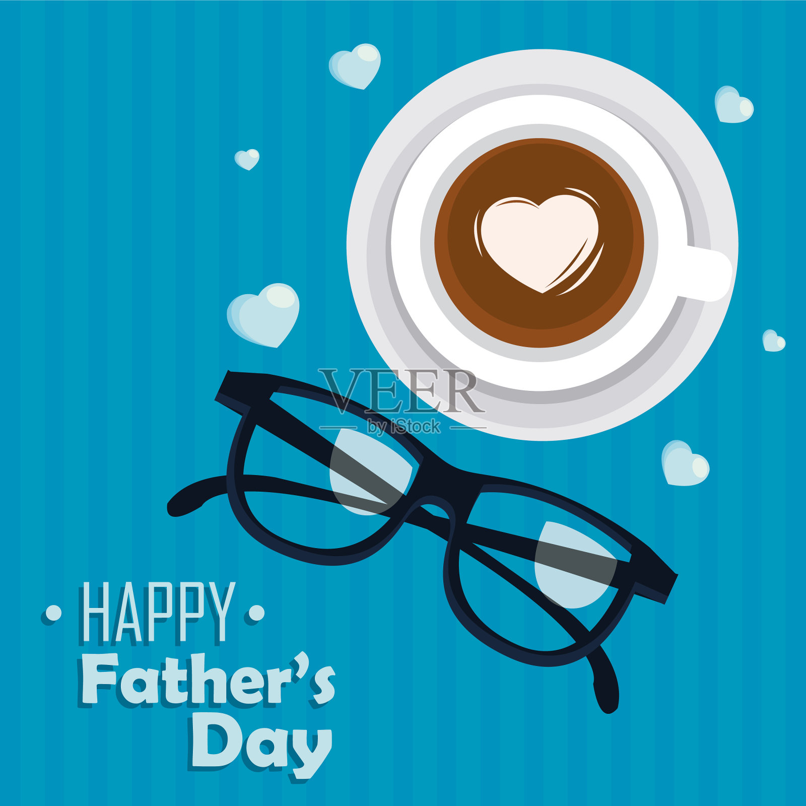 父亲节快乐插画图片素材