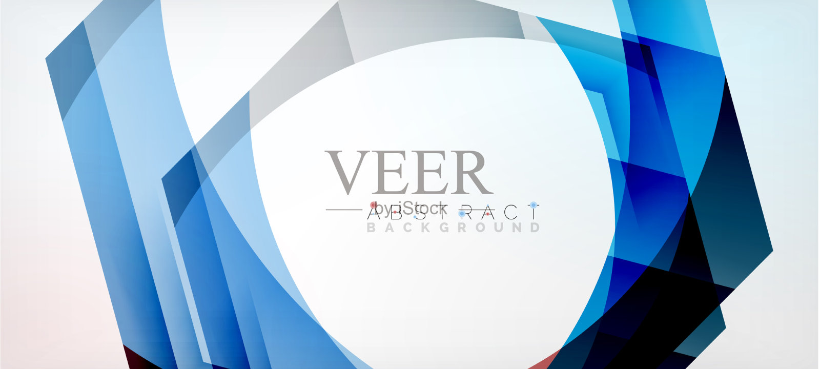 透明六边形几何形状抽象插画图片素材