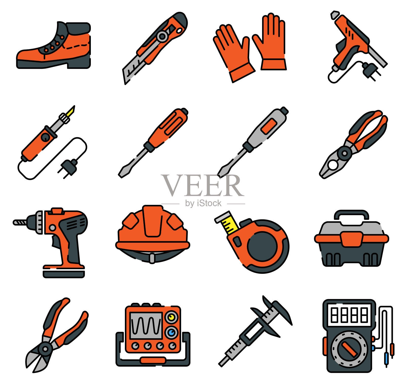 设备和装备的一个电工图标图标素材