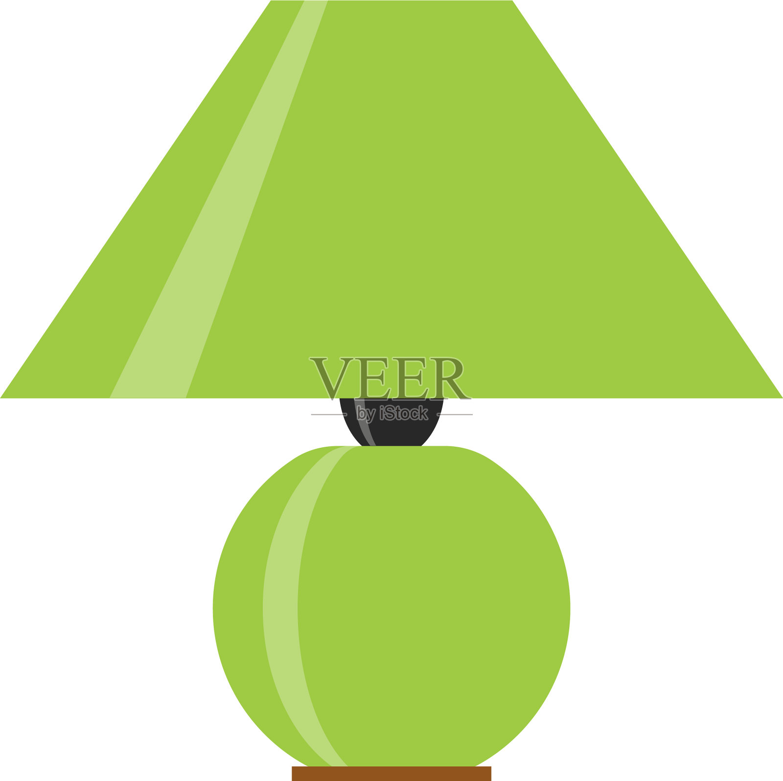 台灯台灯的图标是亮的插画图片素材