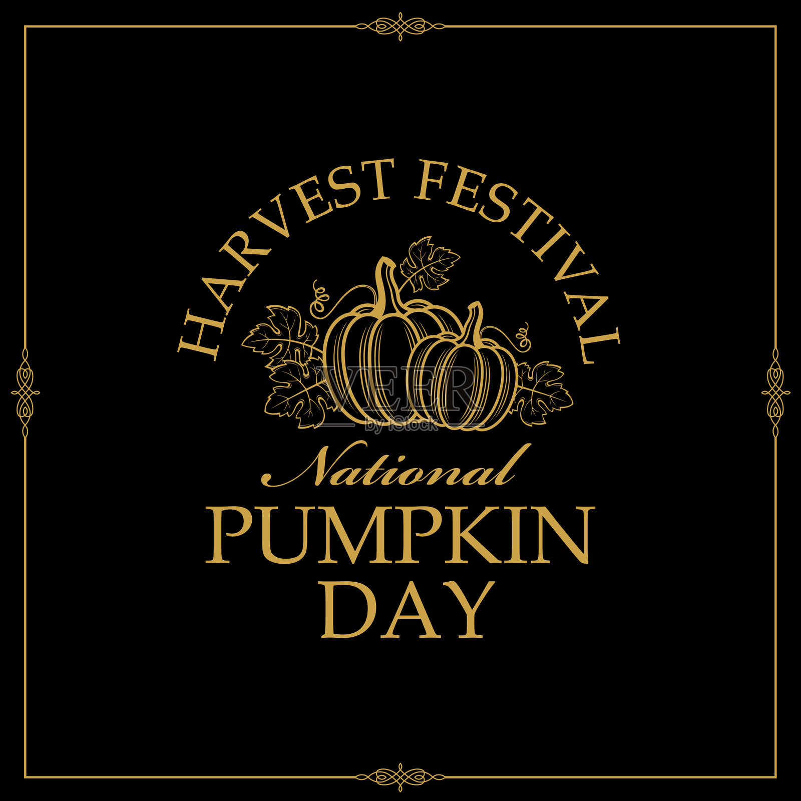 有叶南瓜设计模板素材