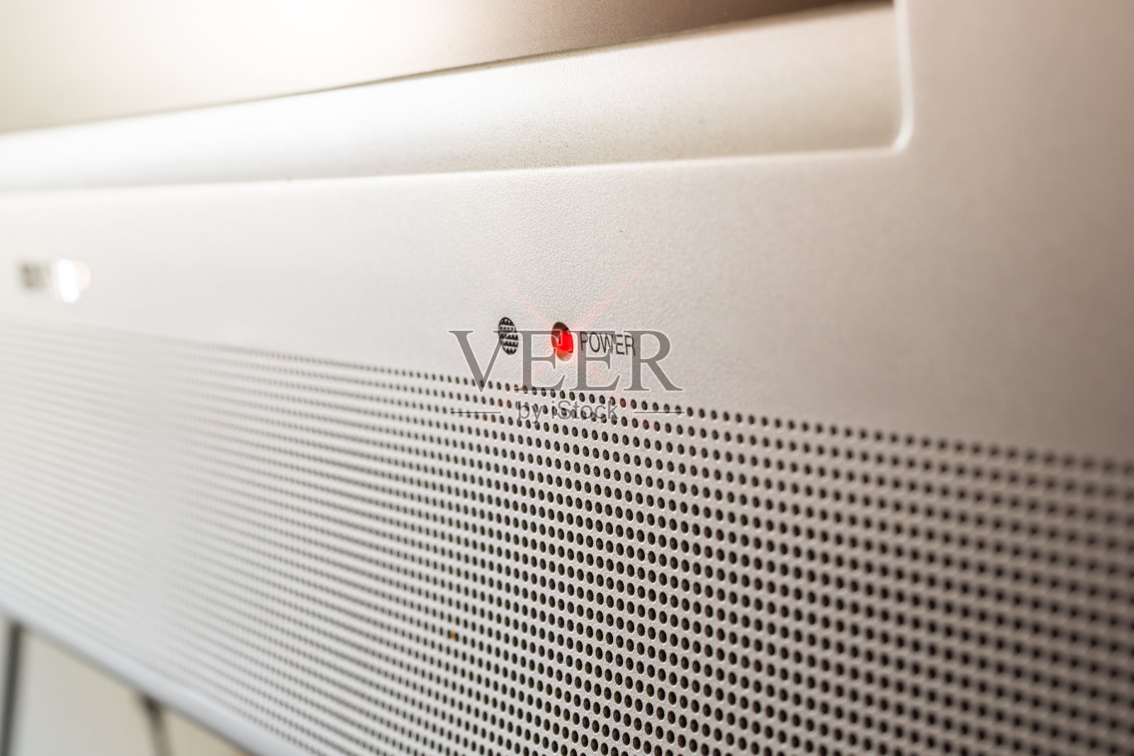 电视上出现红灯照片摄影图片