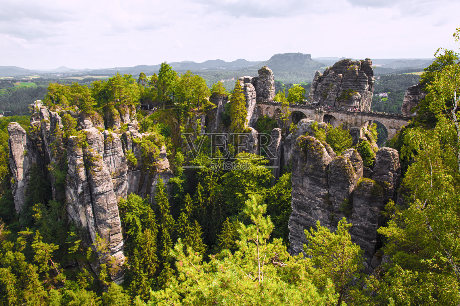 位于德国的瑞士撒克逊国家公园。照片摄影图片