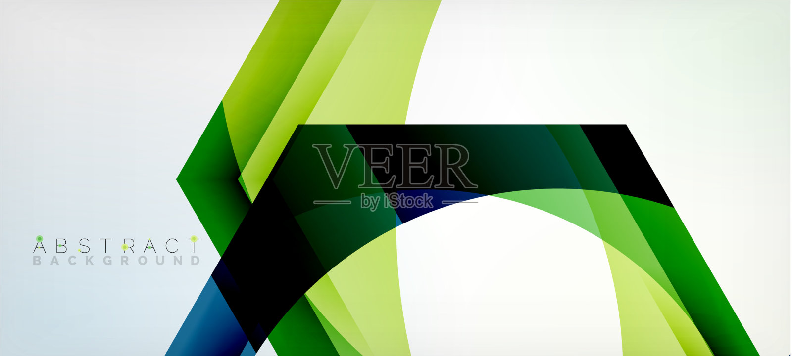 彩色六边形几何抽象插画图片素材