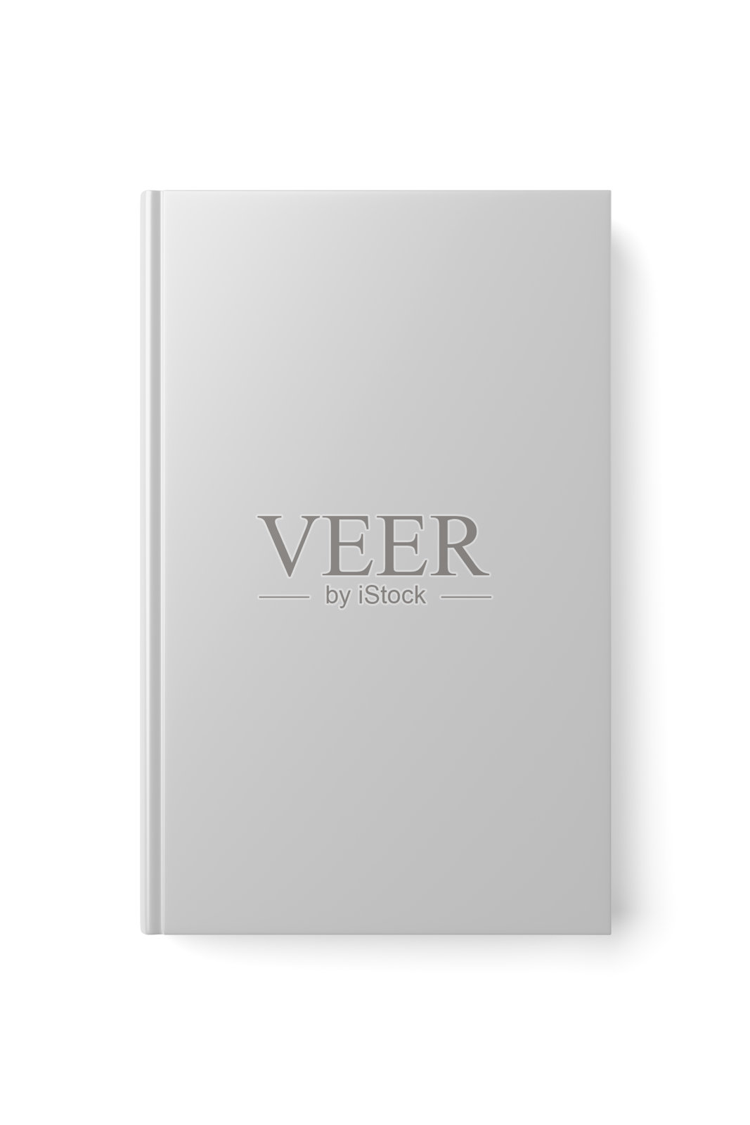 空白的书孤立在白色的背景。3 d演示模型照片摄影图片