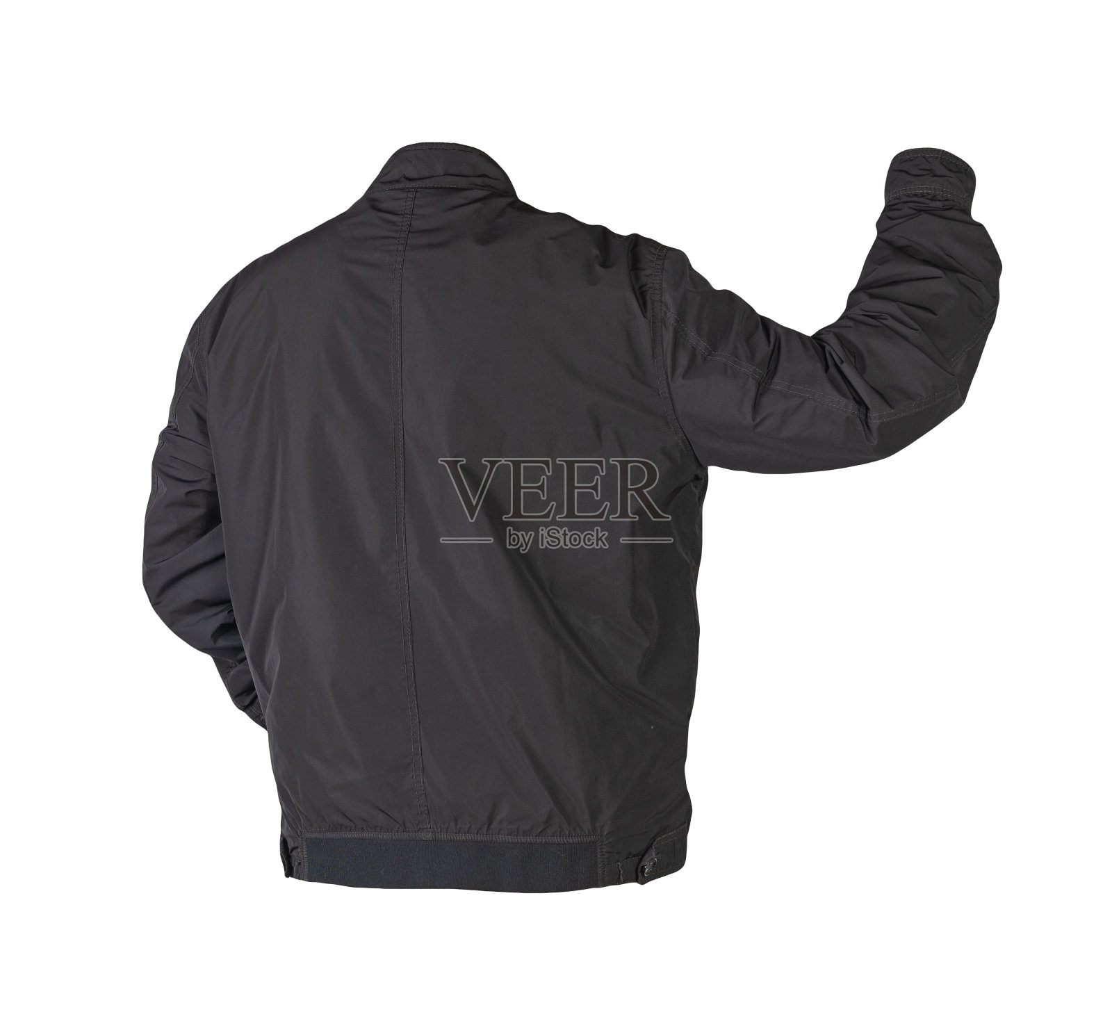 男子夹克孤立在白色背景。时髦的衣服照片摄影图片