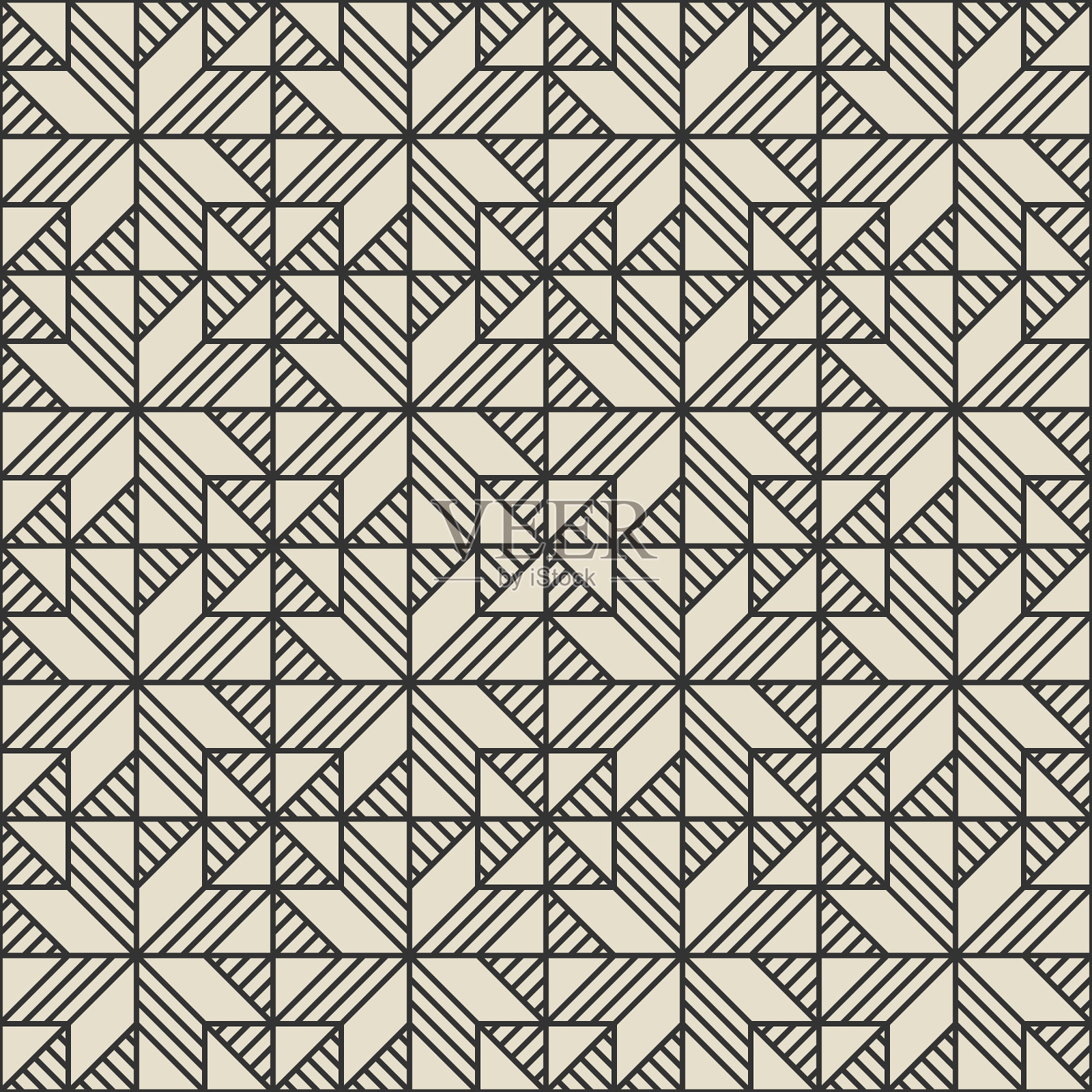 拼接单色几何无缝图案插画图片素材