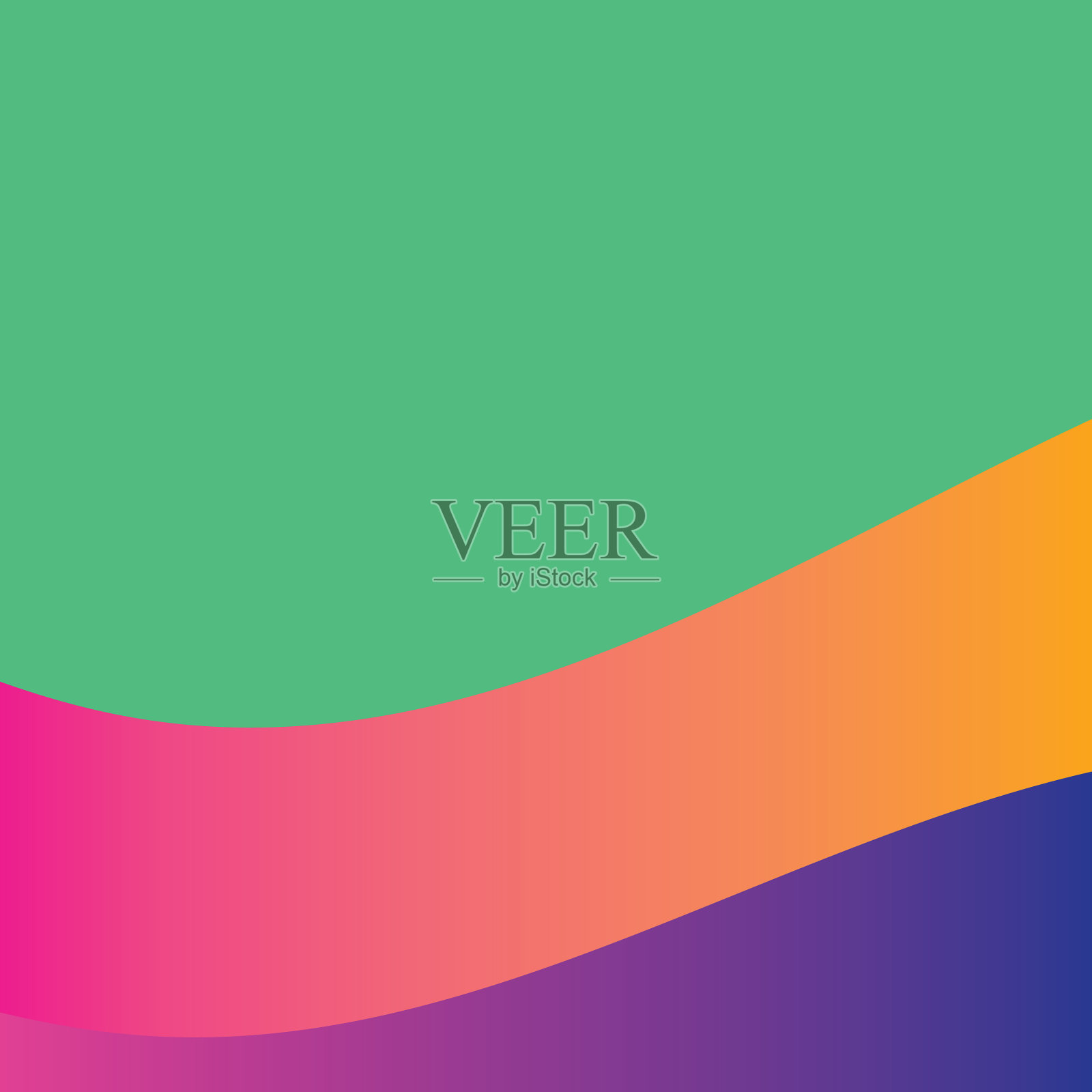 背景抽象色波插画图片素材