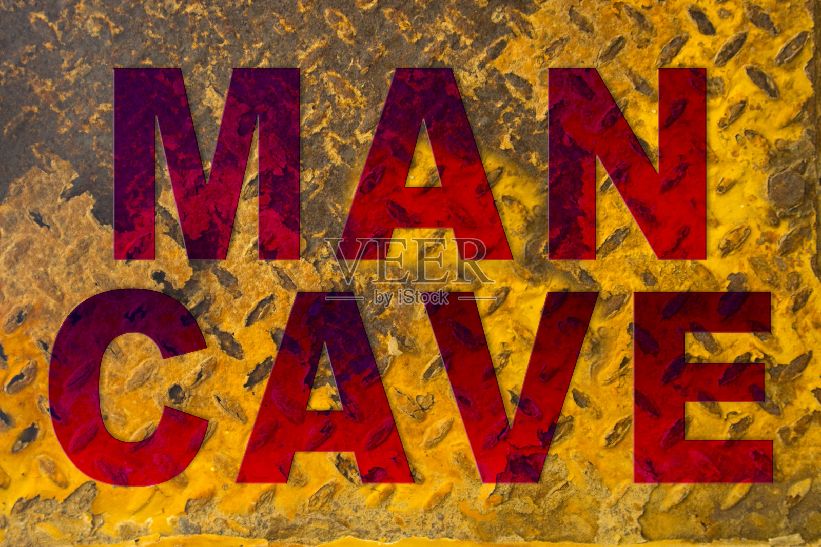 洞穴人签署照片摄影图片