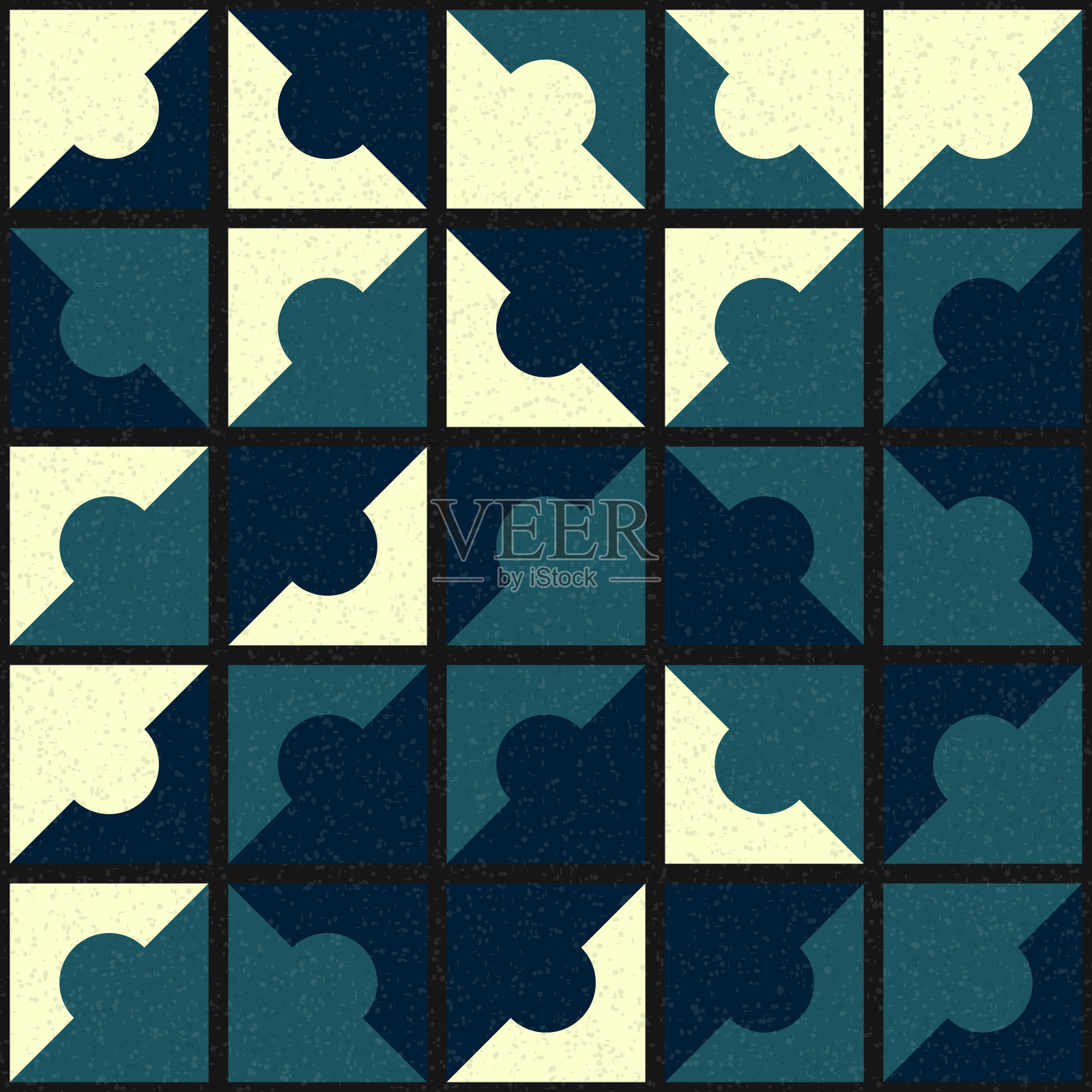 抽象几何图案生成计算艺术插图插画图片素材