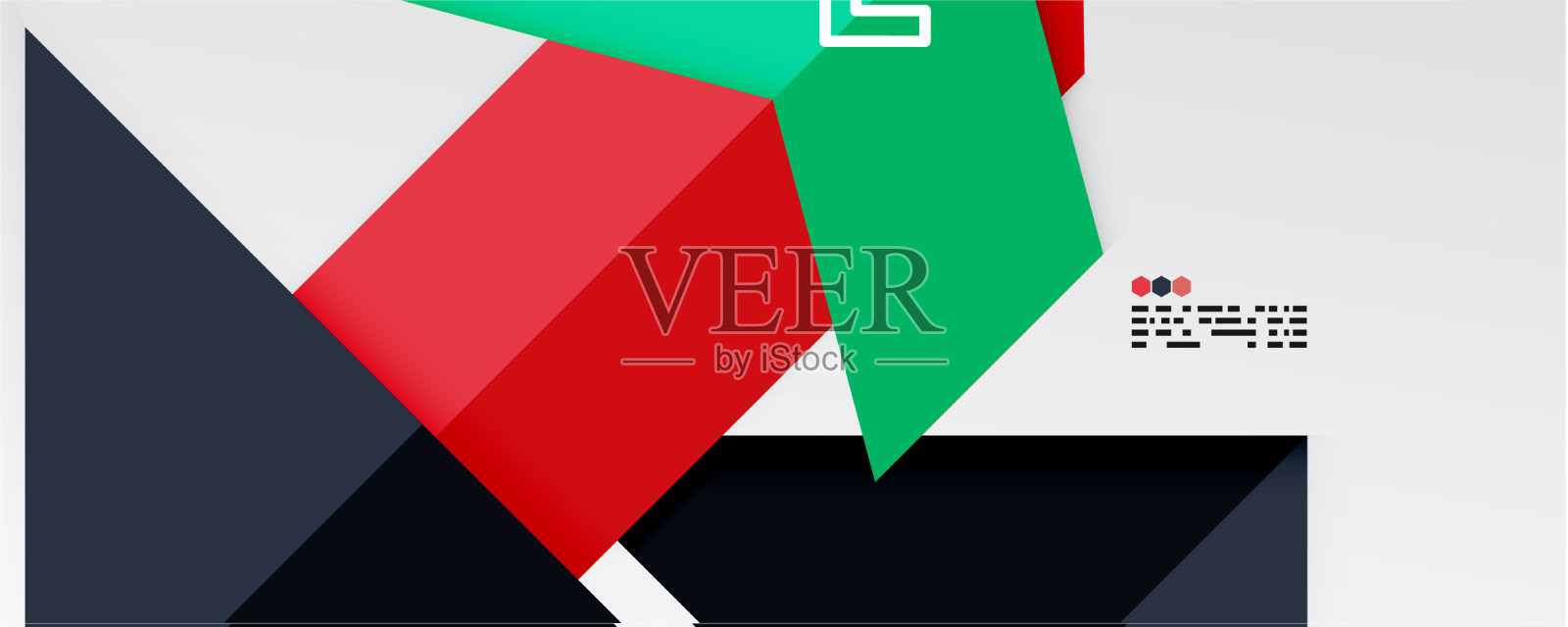 闪闪发光的三角形和几何形状插画图片素材