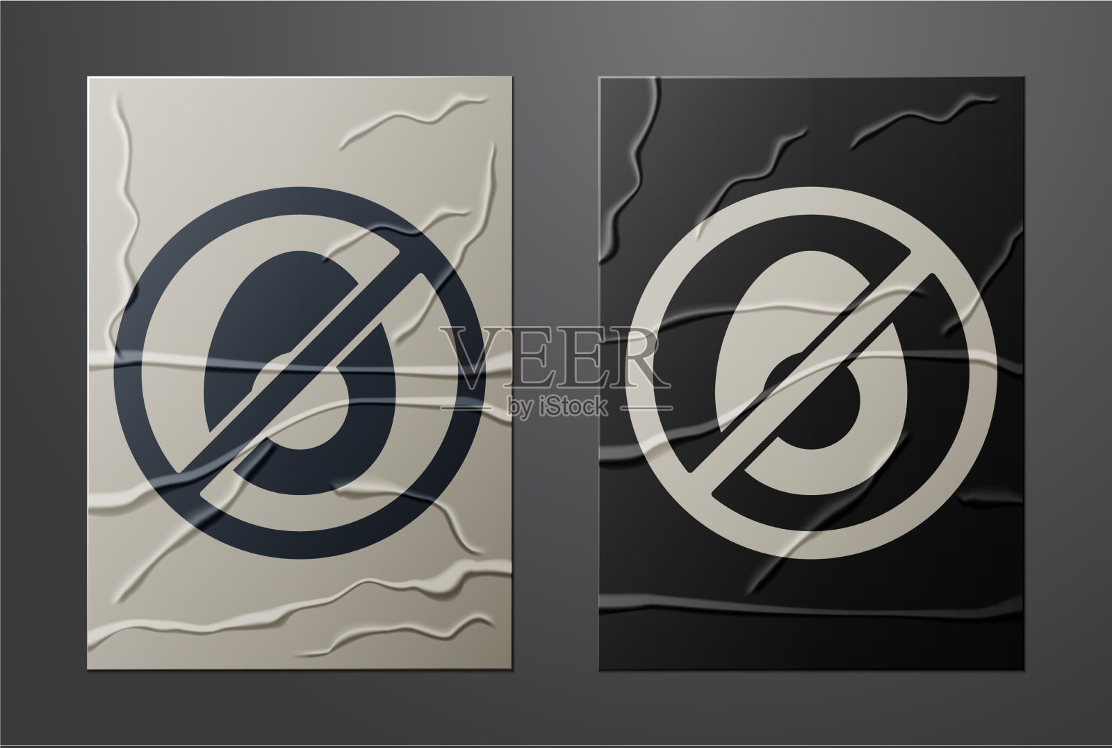 白色无肉图标孤立白色背景无插画图片素材