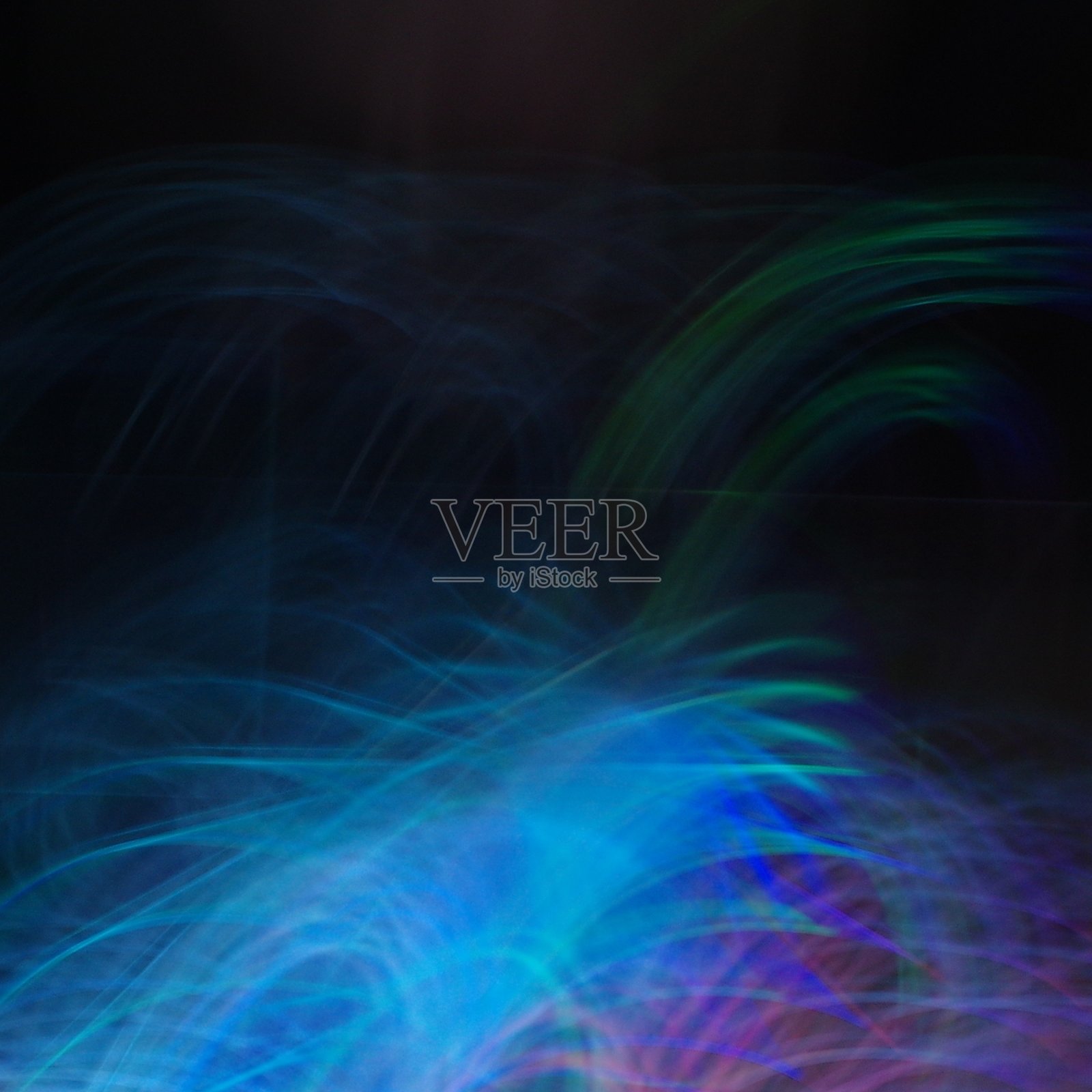 霓虹色彩的抽象形象。通过移动的摄像机捕捉到多彩的灯光。照片摄影图片