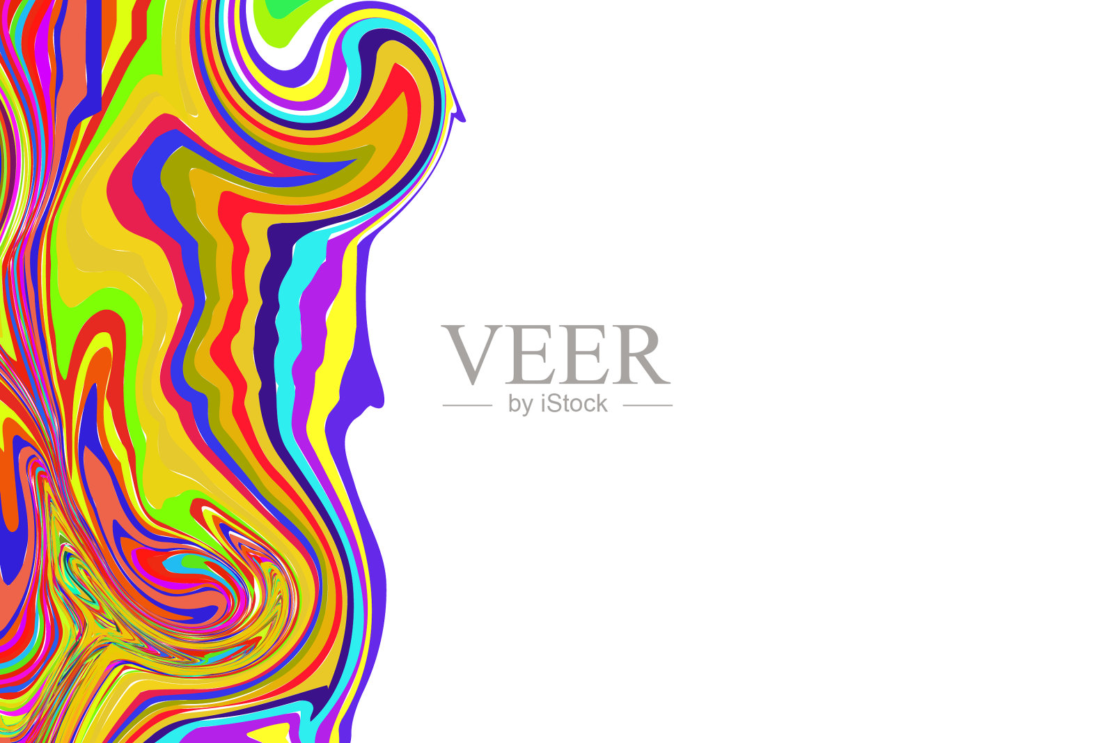 流体艺术现代艺术品背景的混合插画图片素材