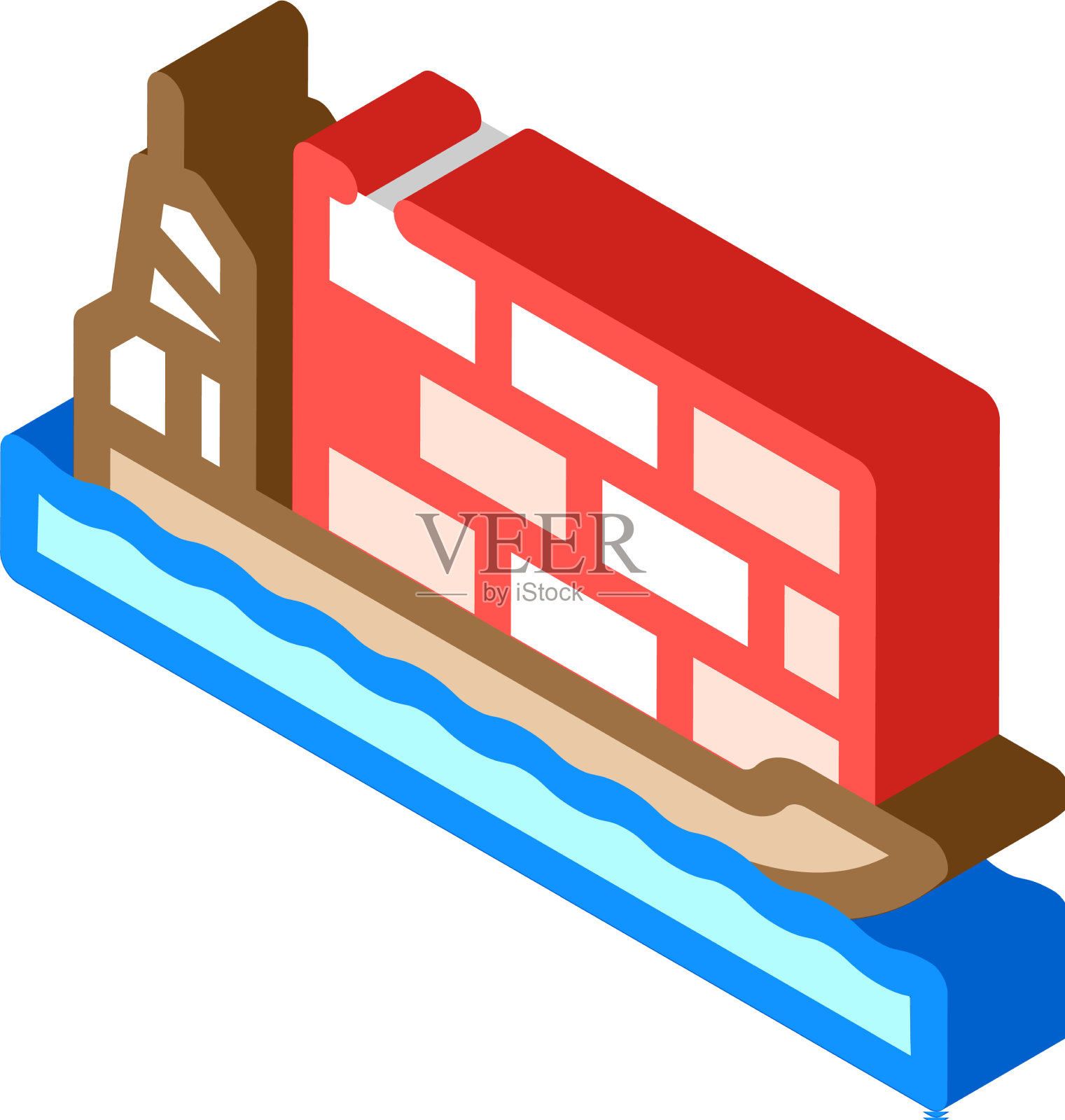 海运批发等距图标设计元素图片