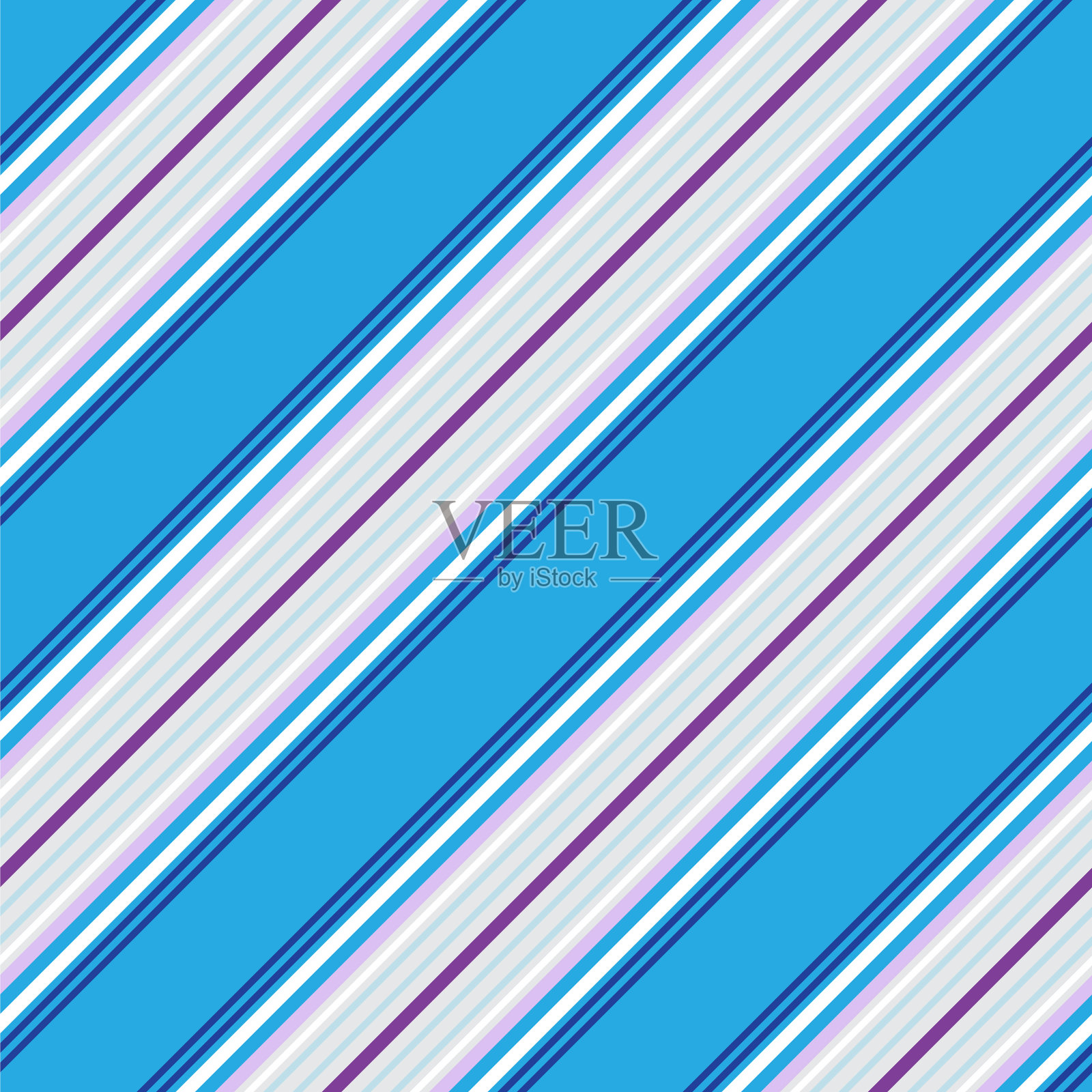 彩色条纹无缝图案背景中插画图片素材