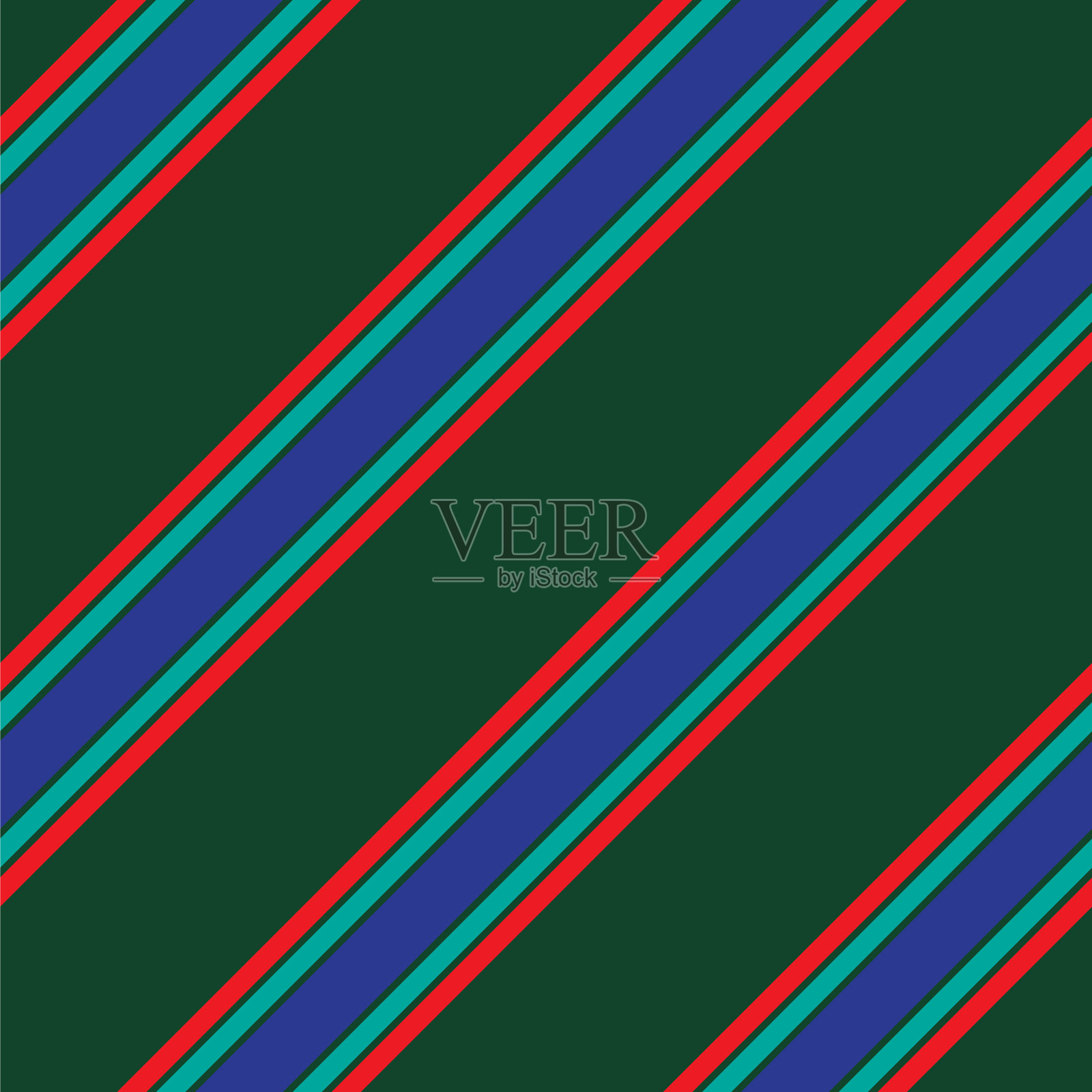 彩色条纹无缝图案背景中插画图片素材