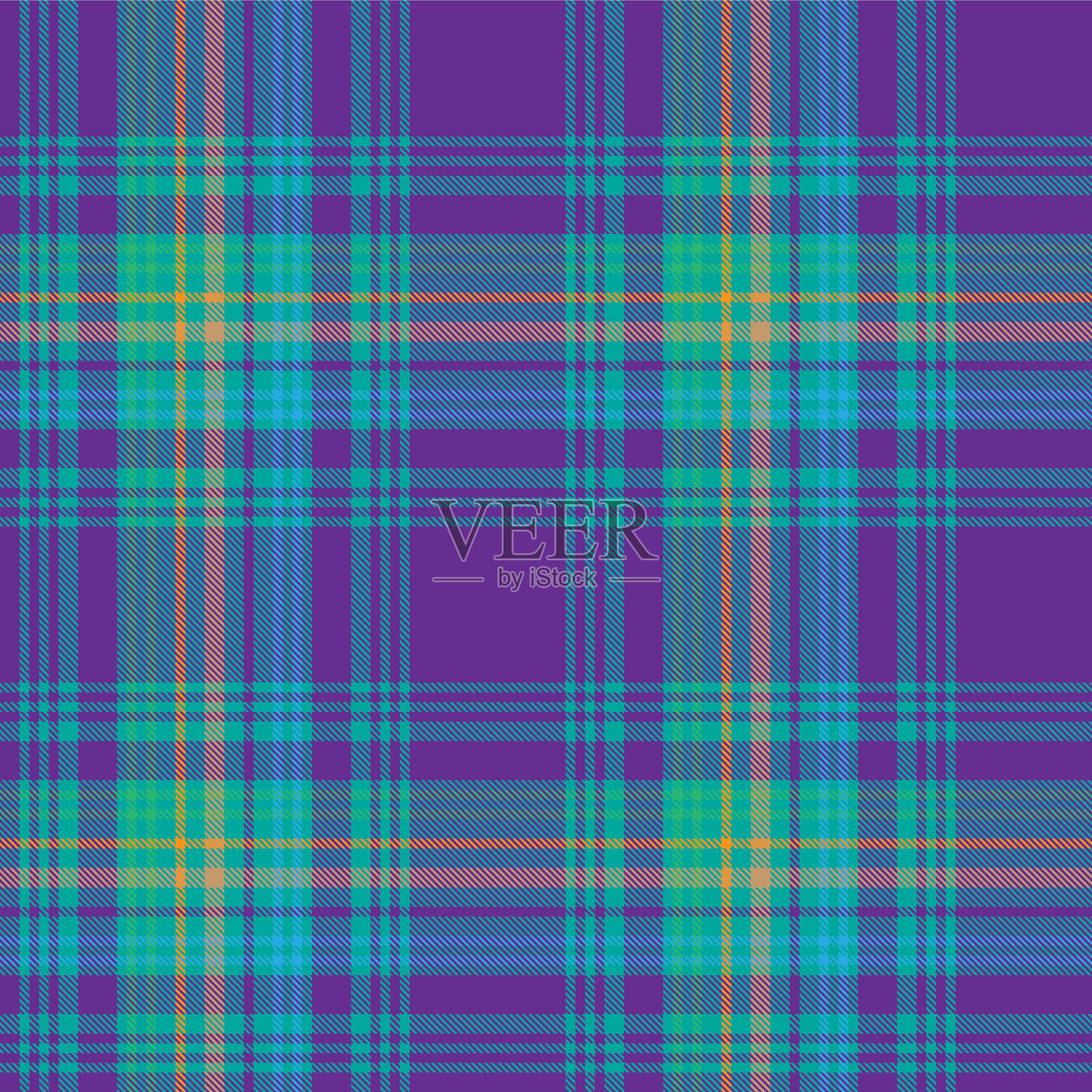 彩色格子纹理无缝图案插画图片素材