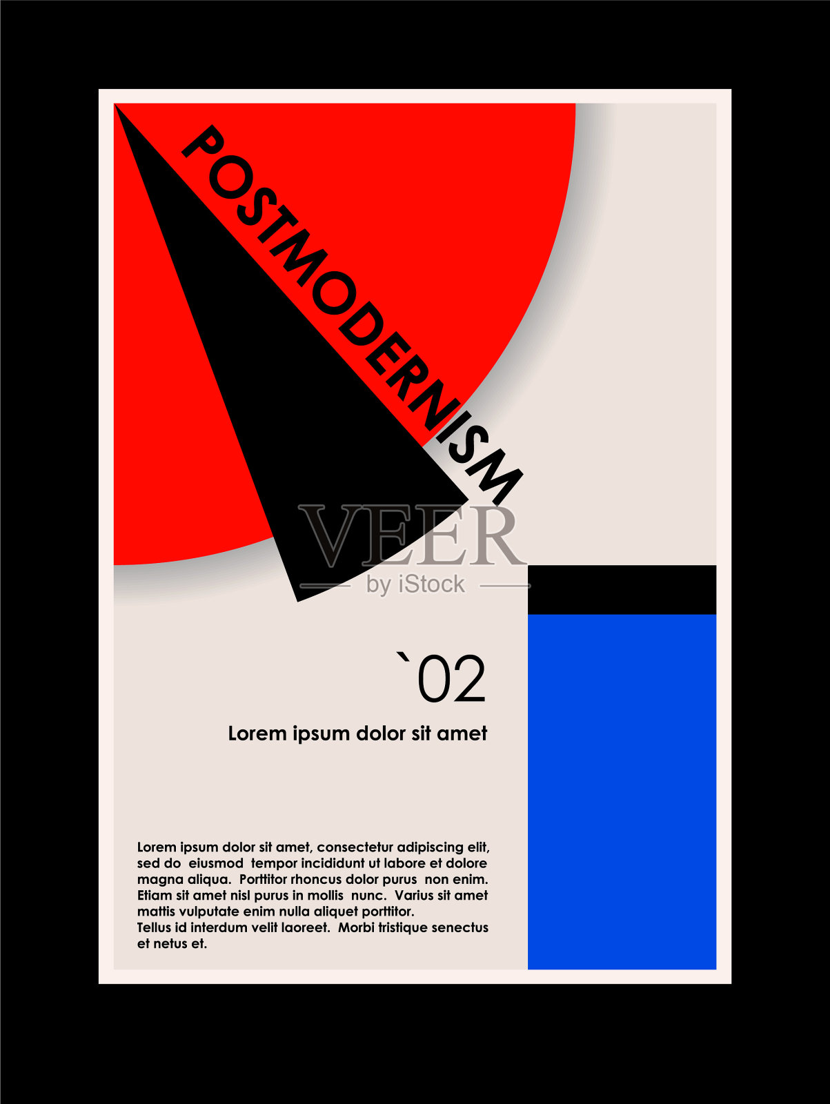 艺术海报启发了后现代主义插画图片素材