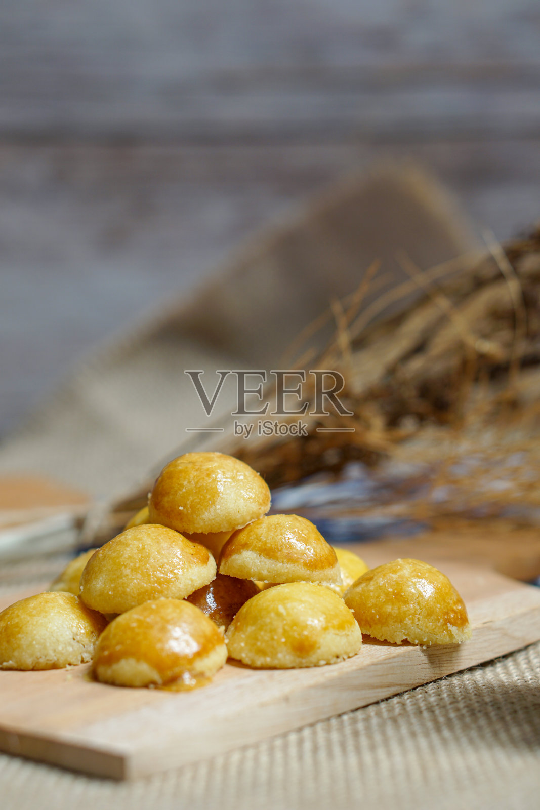 纳斯塔或菠萝挞照片摄影图片